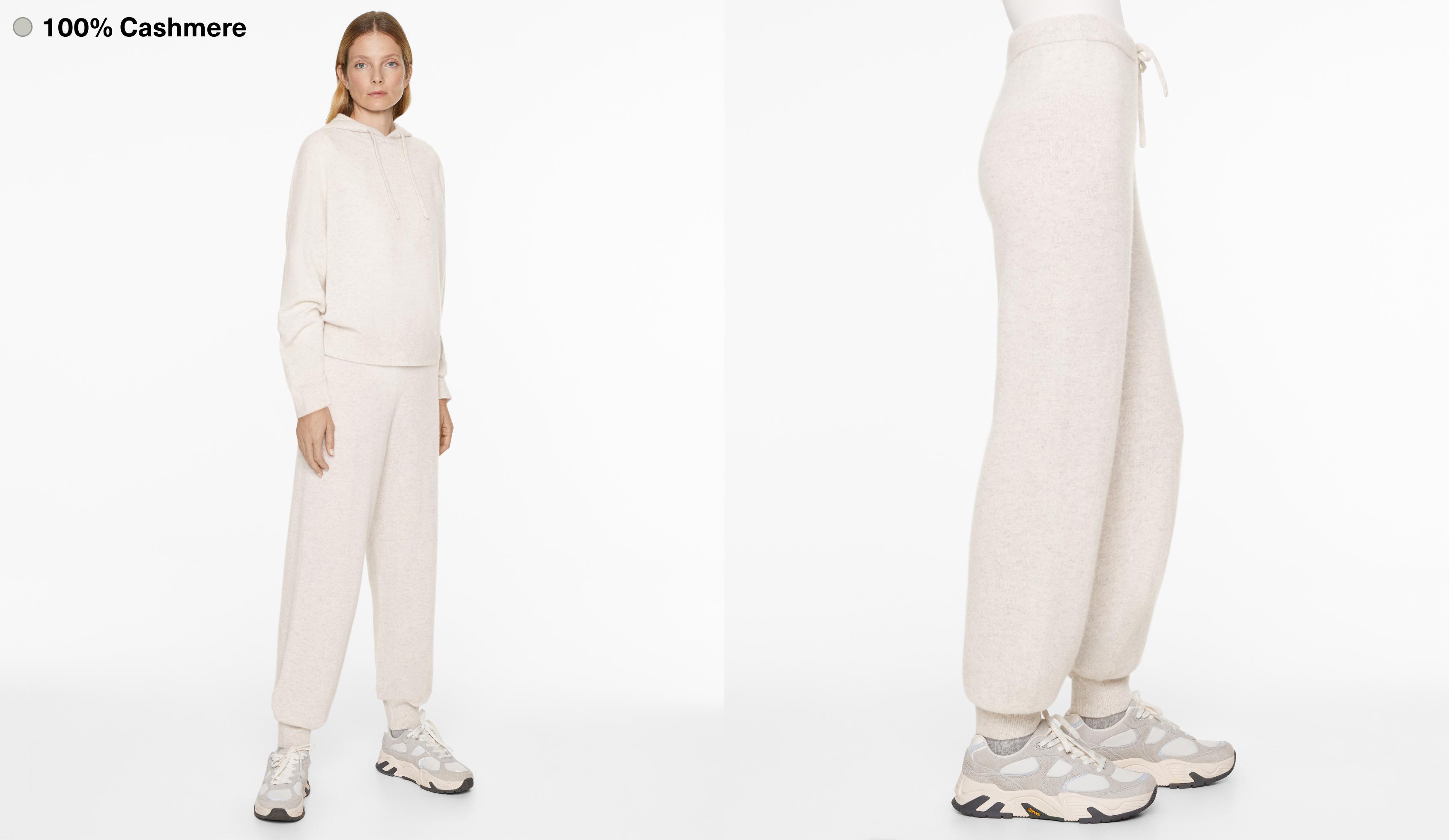 100% cashmere joggers - Išpardavimas