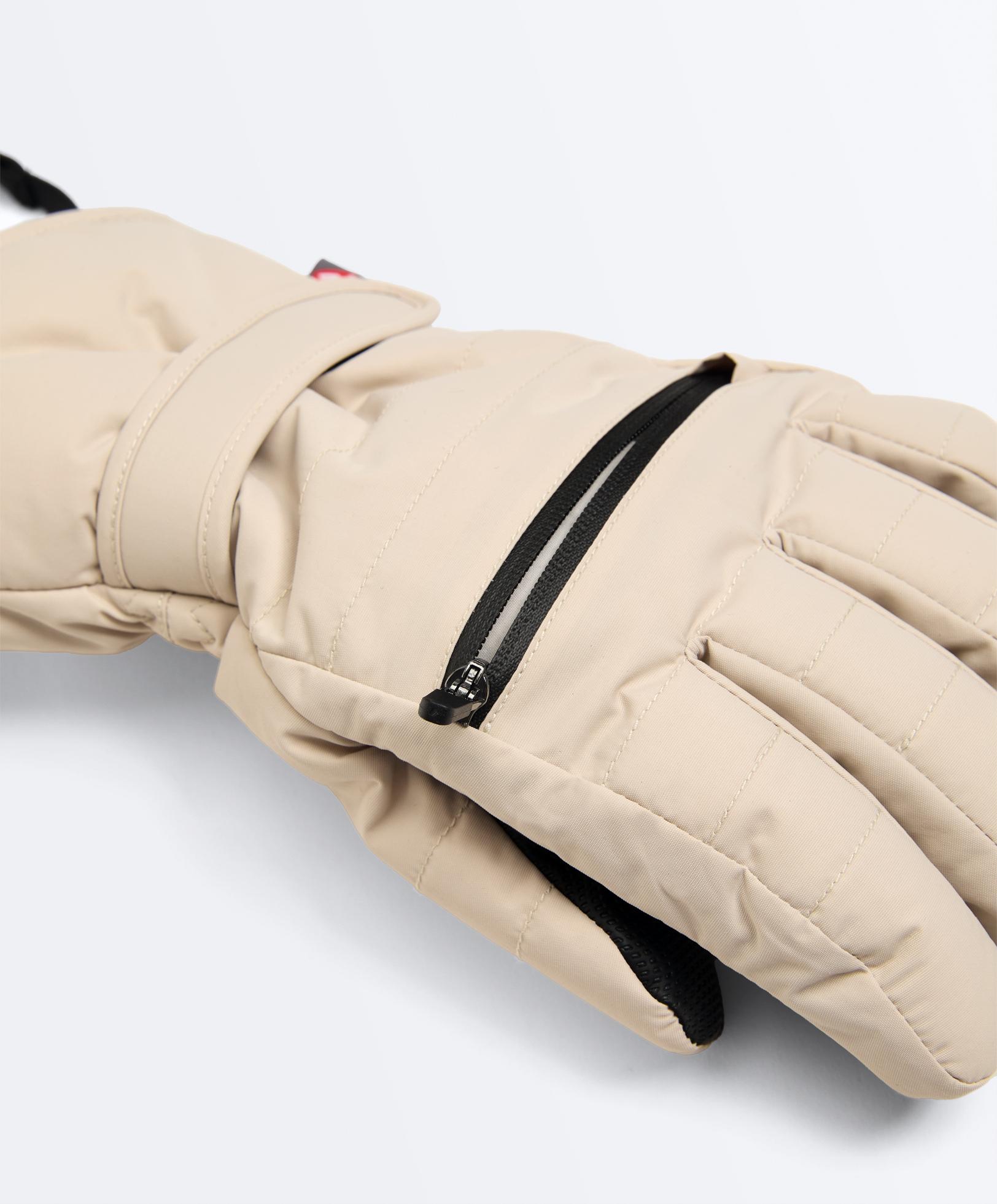 Technical SKI Primaloft® Gloves — ECRU