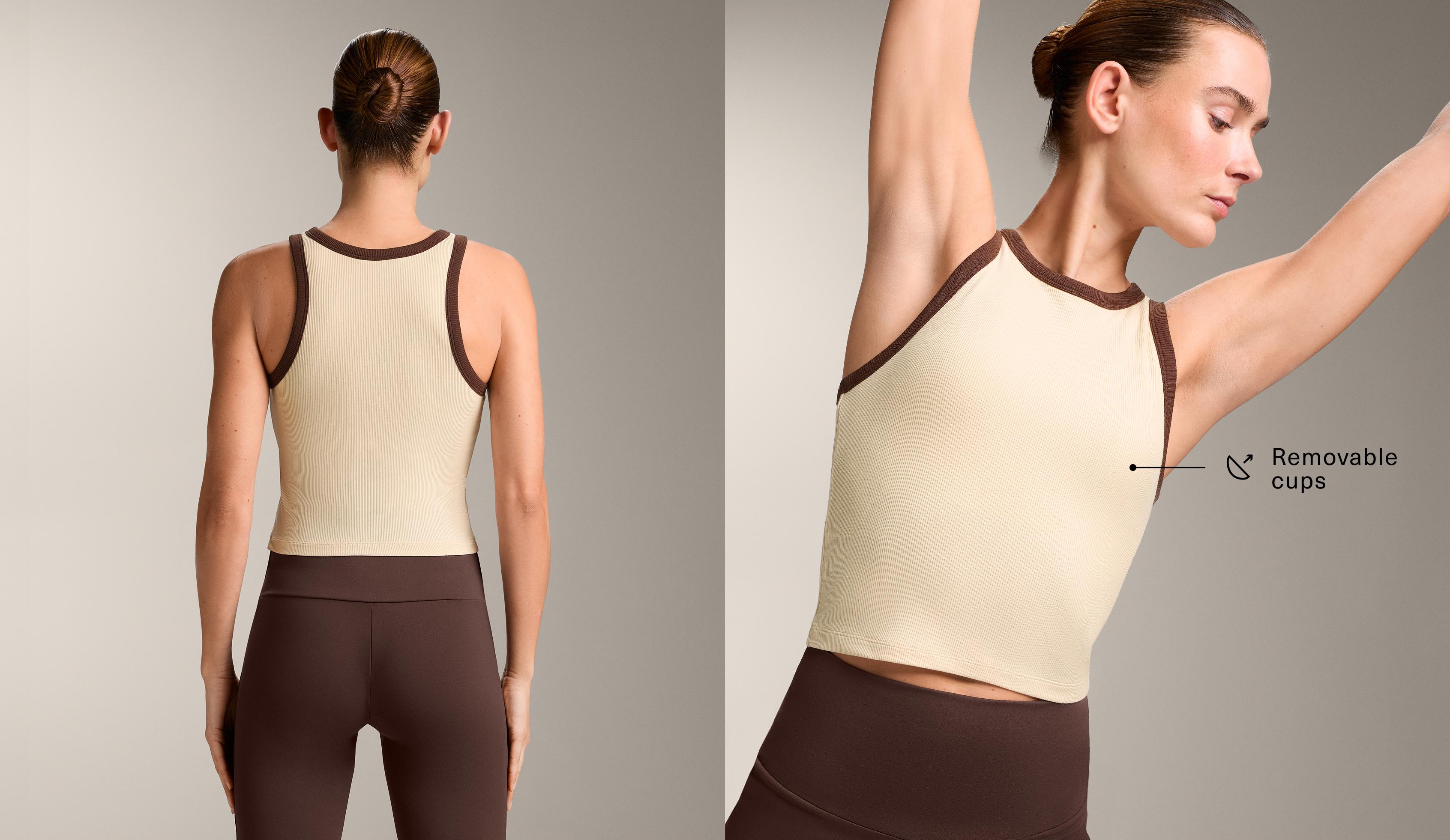 Rib modal blend long tank top Rib modal blend long tank top