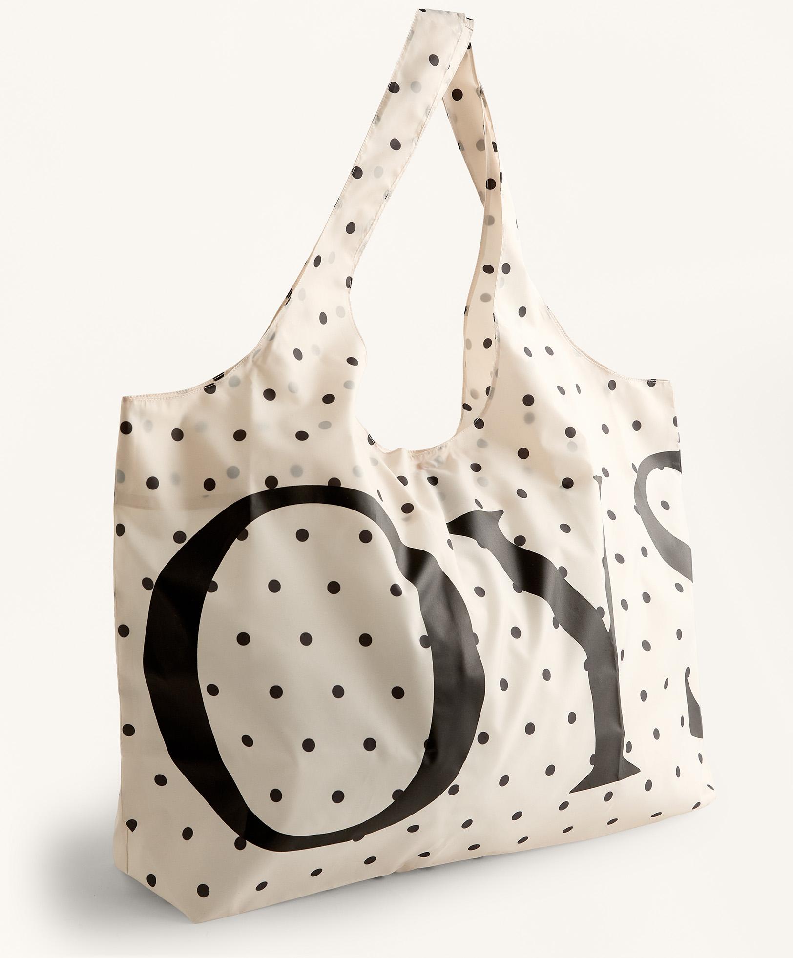 Packable OYSHO bag — ECRU