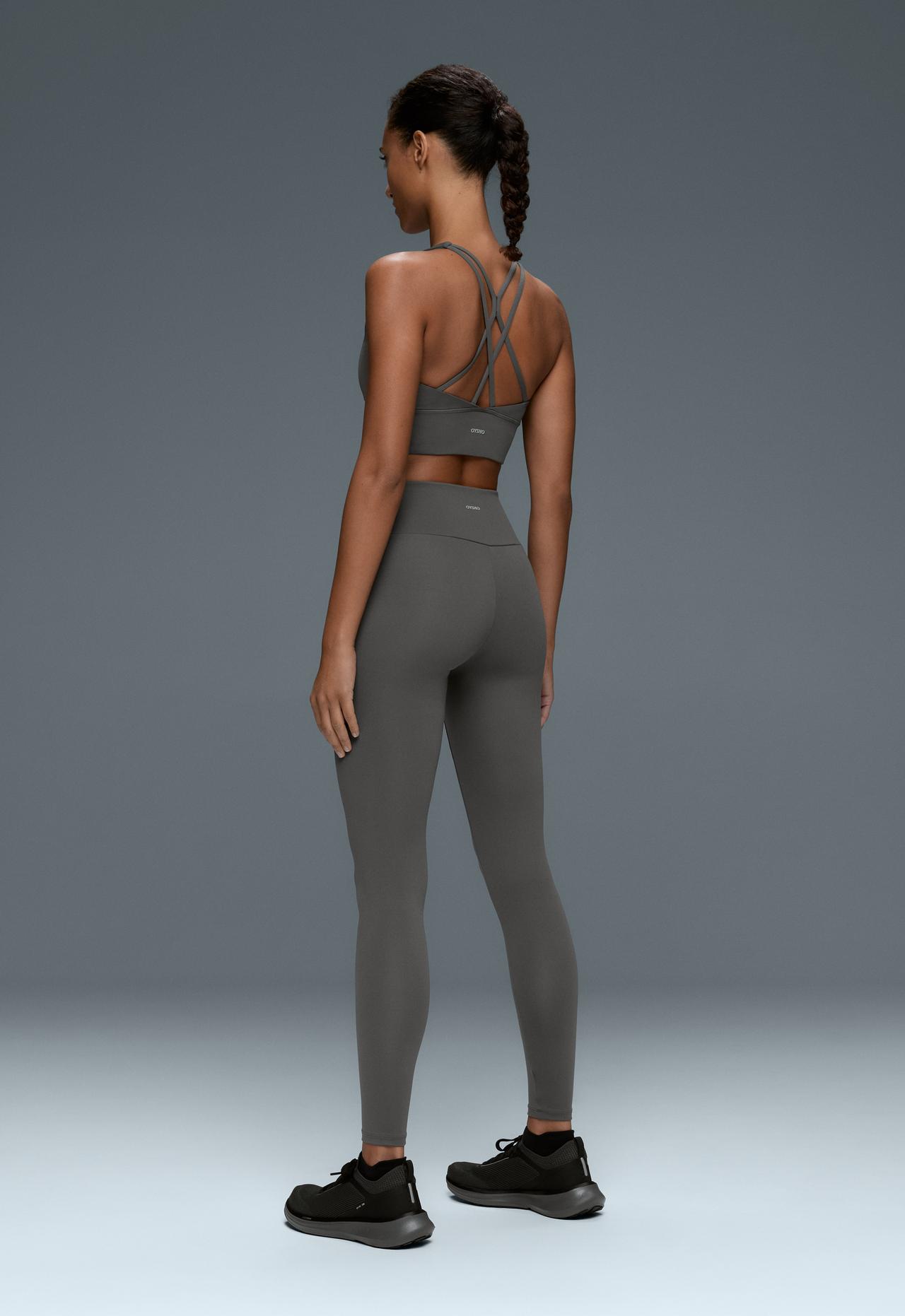 Ankle-length High rise Comfortlux leggings — ASPHALT GREY