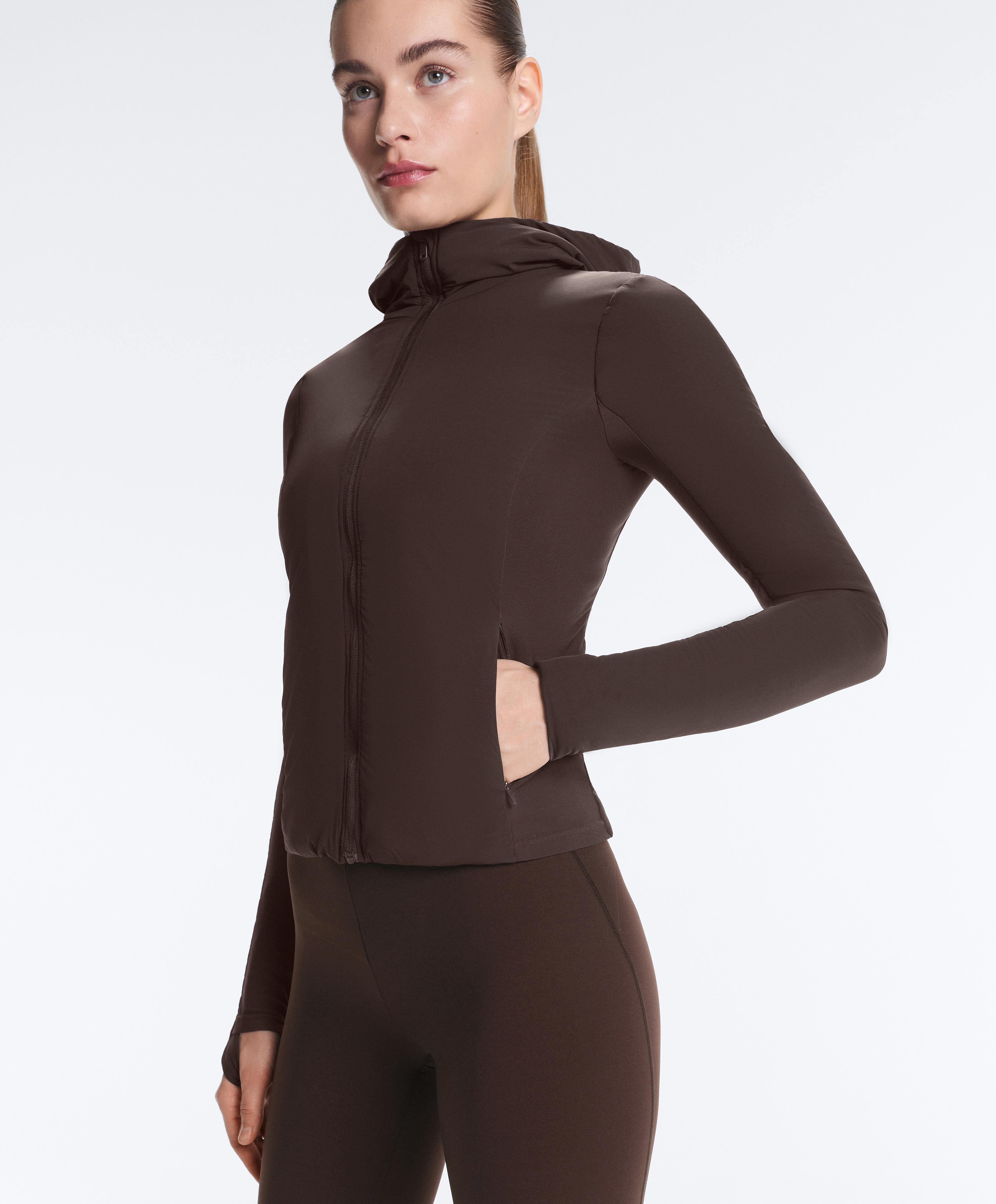 FELLEX® Volcanic technical padded jacket — Dark chocolate