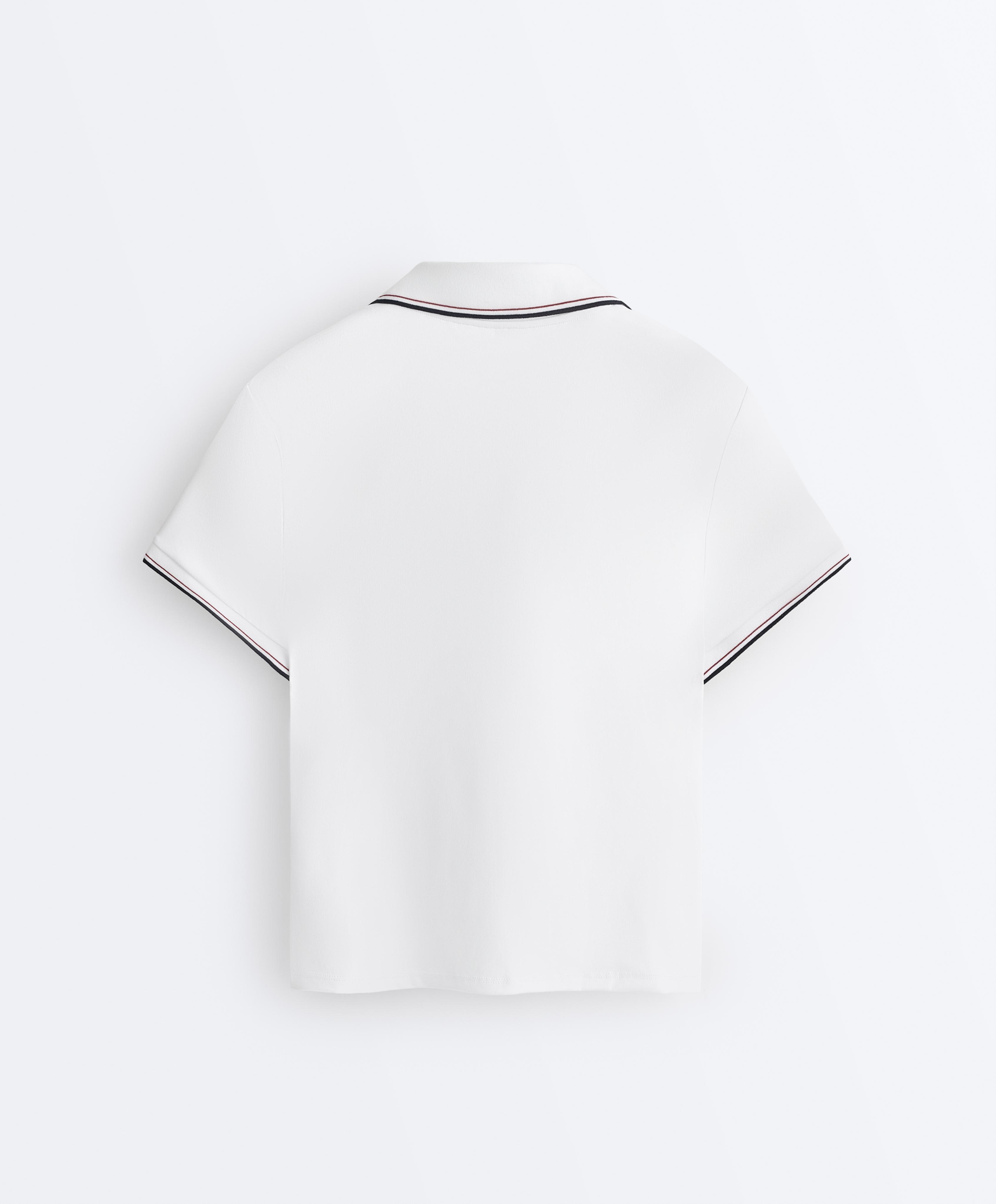 Comfortlux short sleeve polo shirt — WHITE 