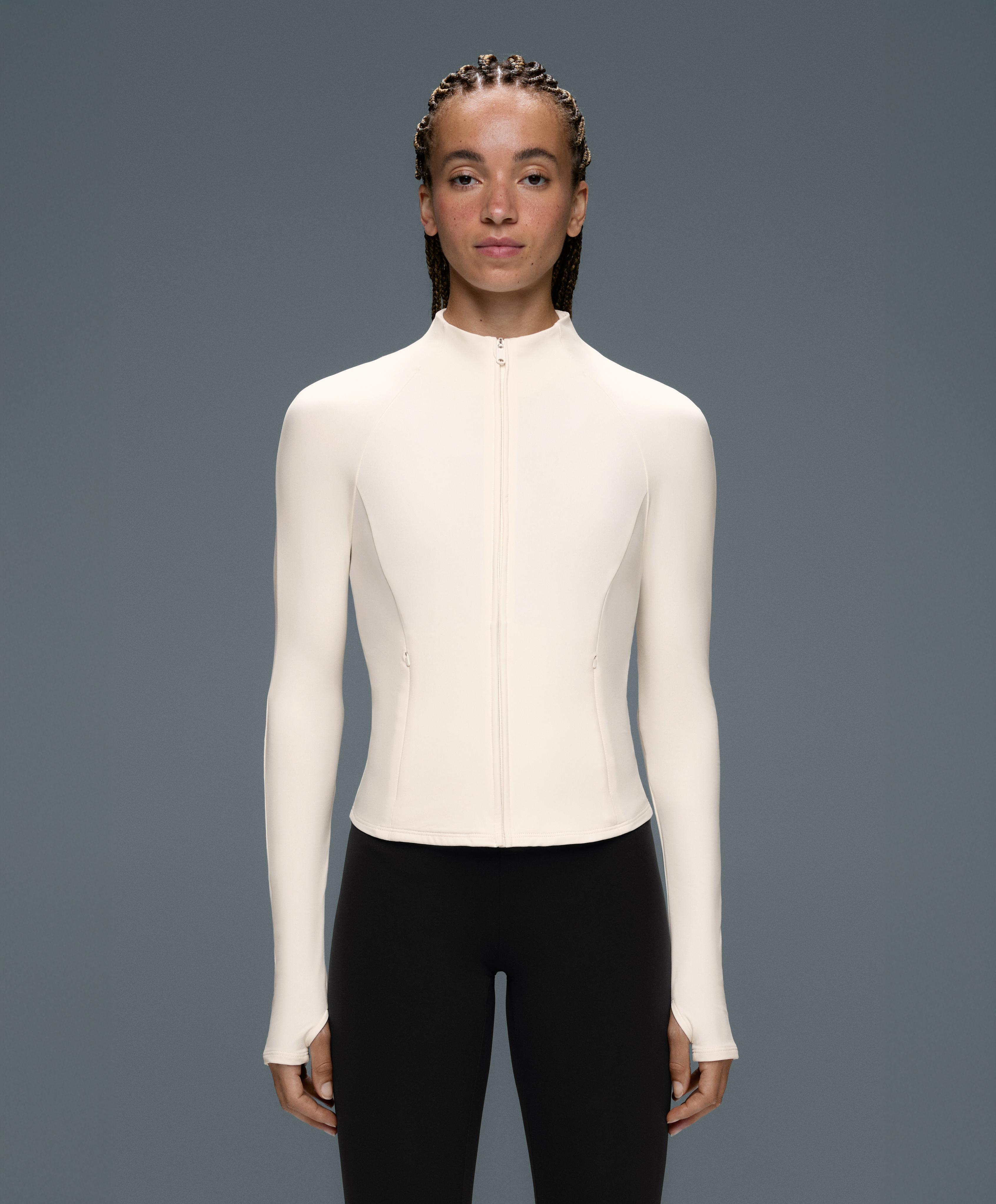 Light warm technical jacket — PALE ECRU