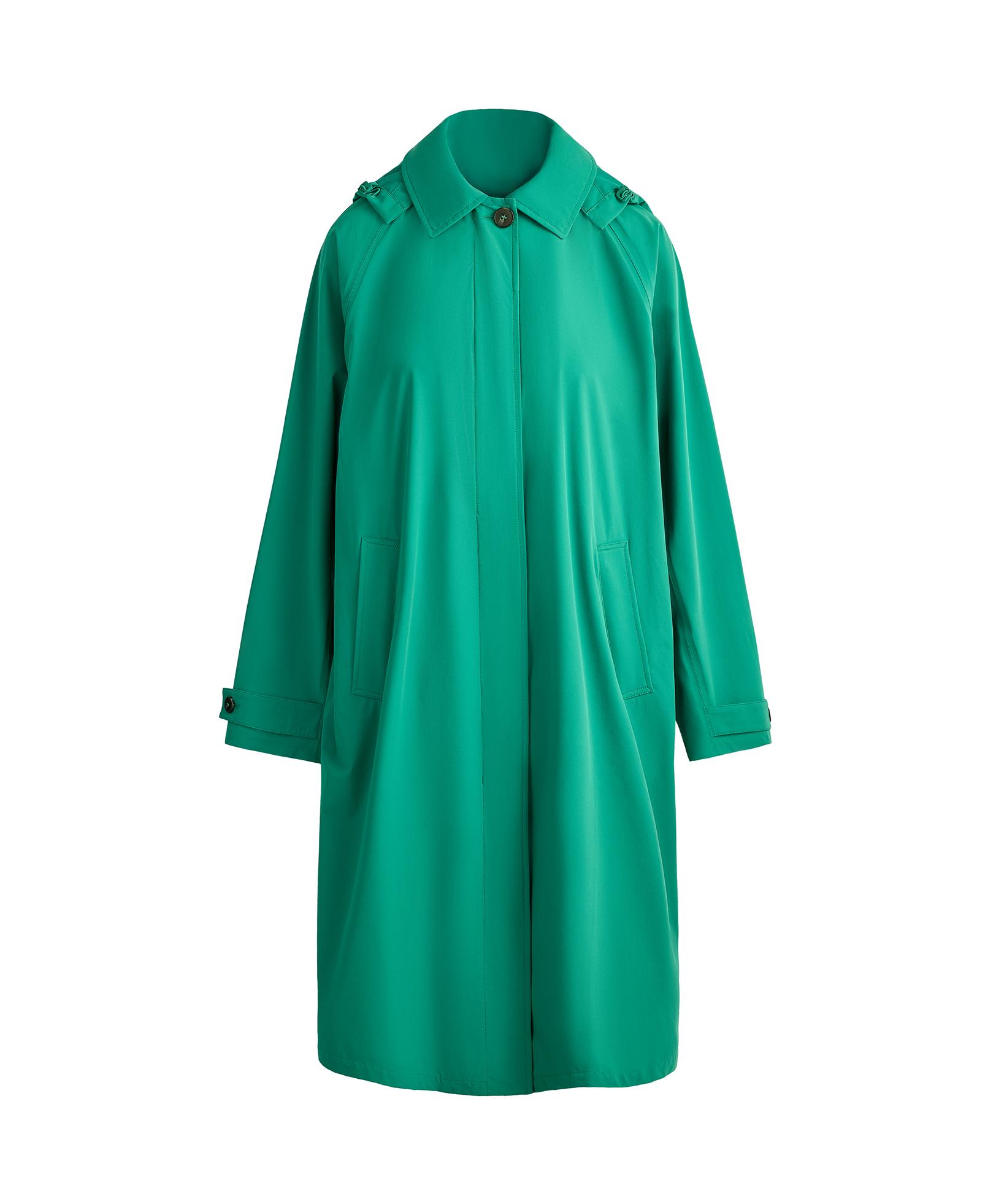 Midi extra lightweight 10k waterproof jacket — EMERALD GREEN