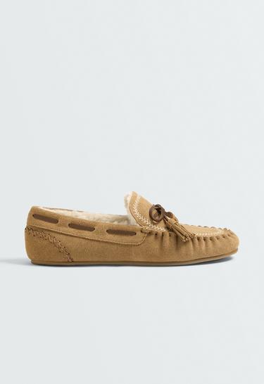Leather tassel loafer — TOASTED BROWN 1