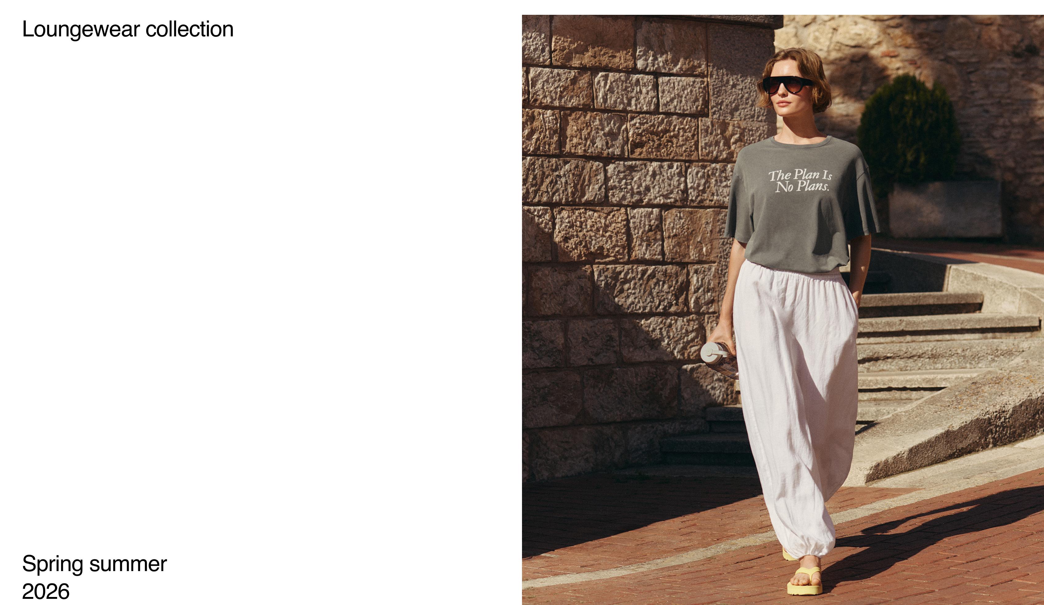 100% linen bloomer trousers — WHITE