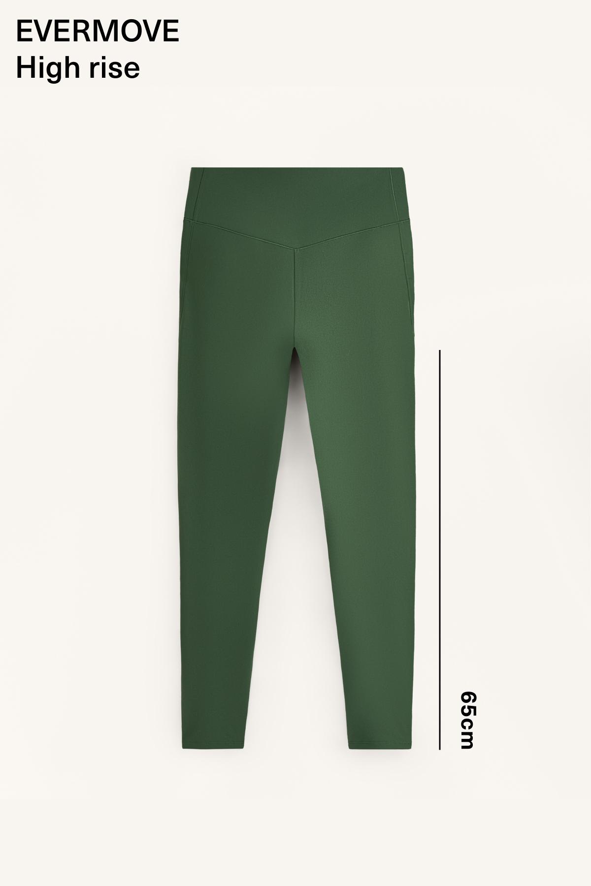 Evermove high-rise ankle-length leggings — GREEN