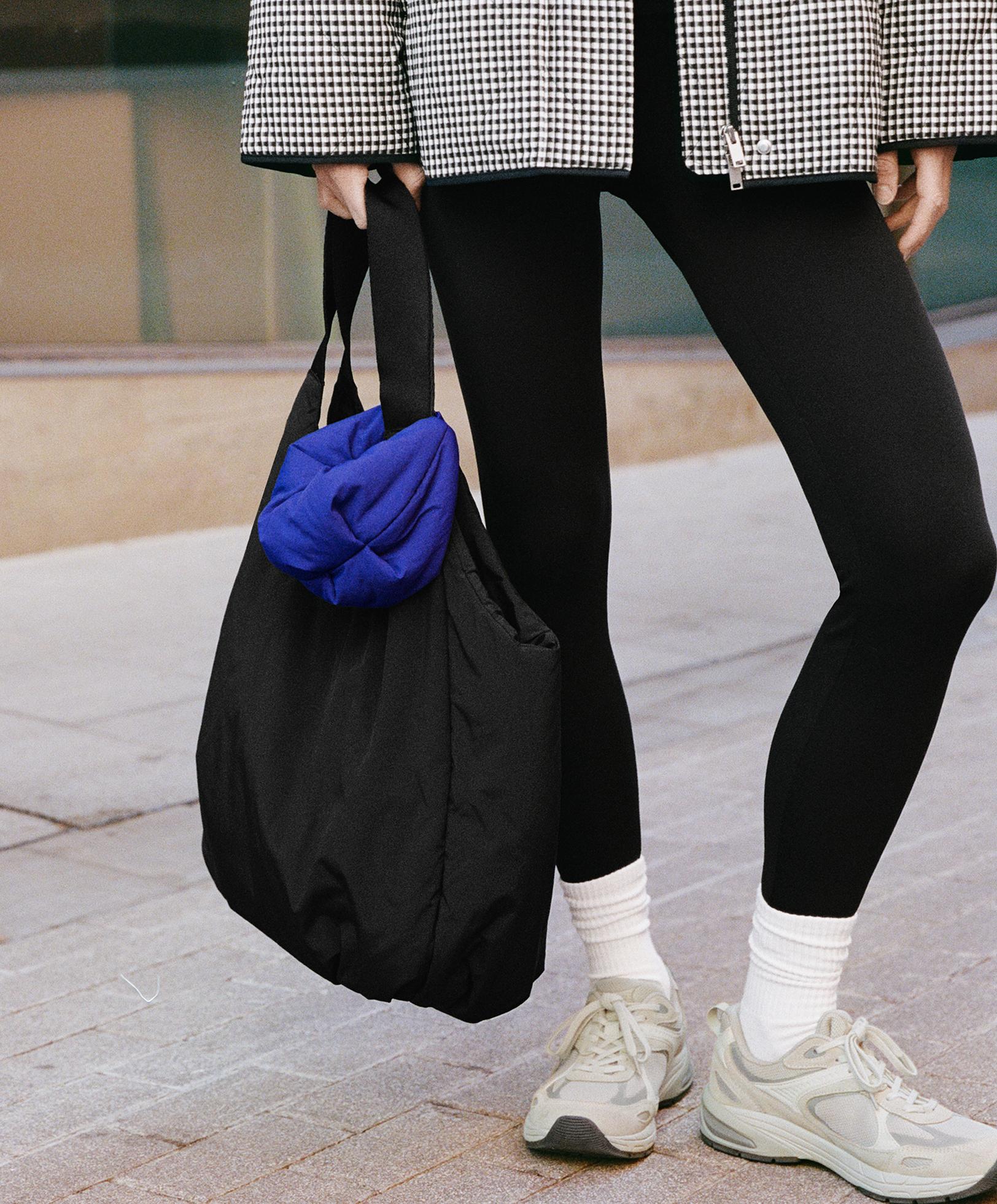 Comfortlux high-waisted ankle-length leggings — BLACK