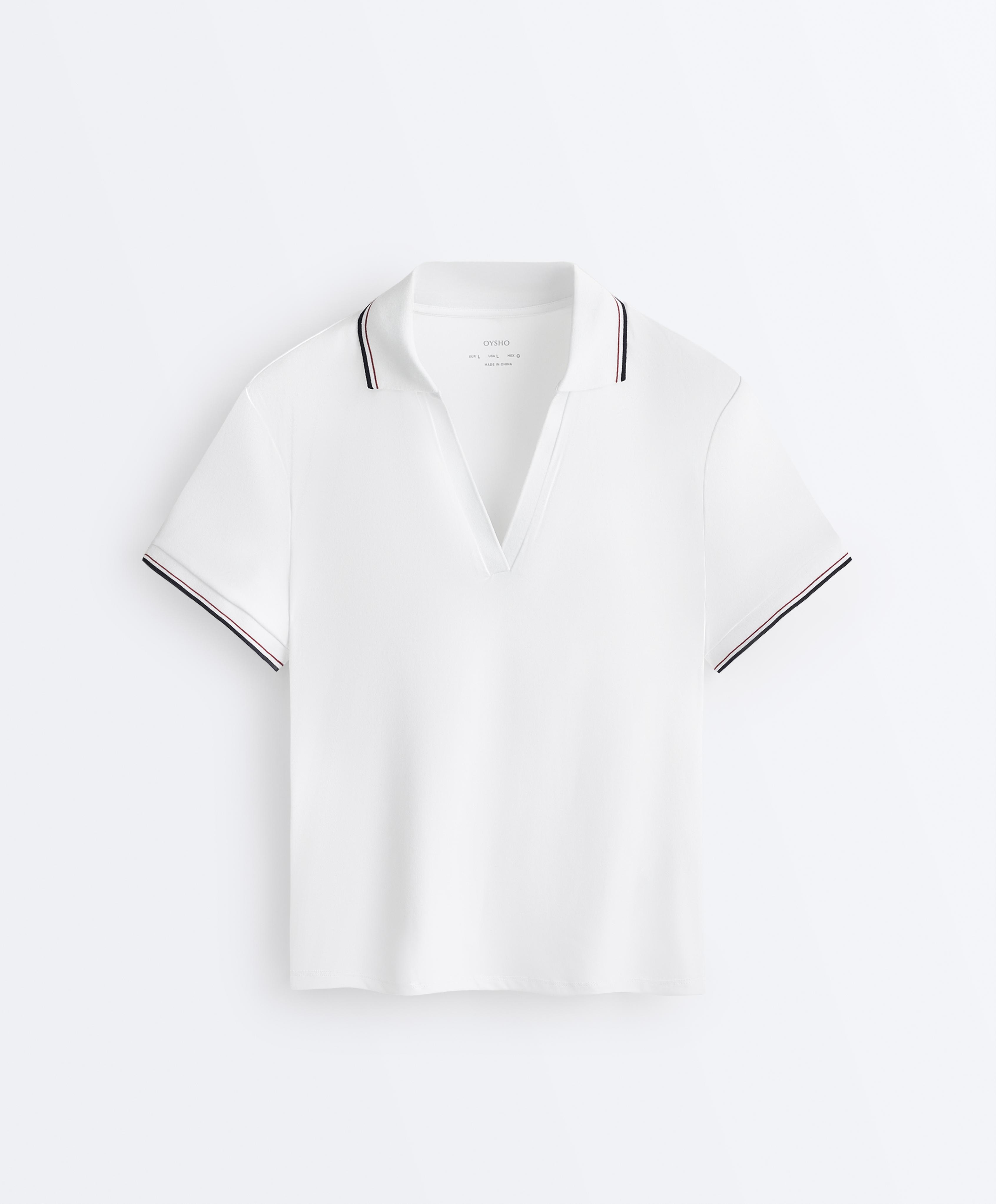 Comfortlux short sleeve polo shirt — WHITE 