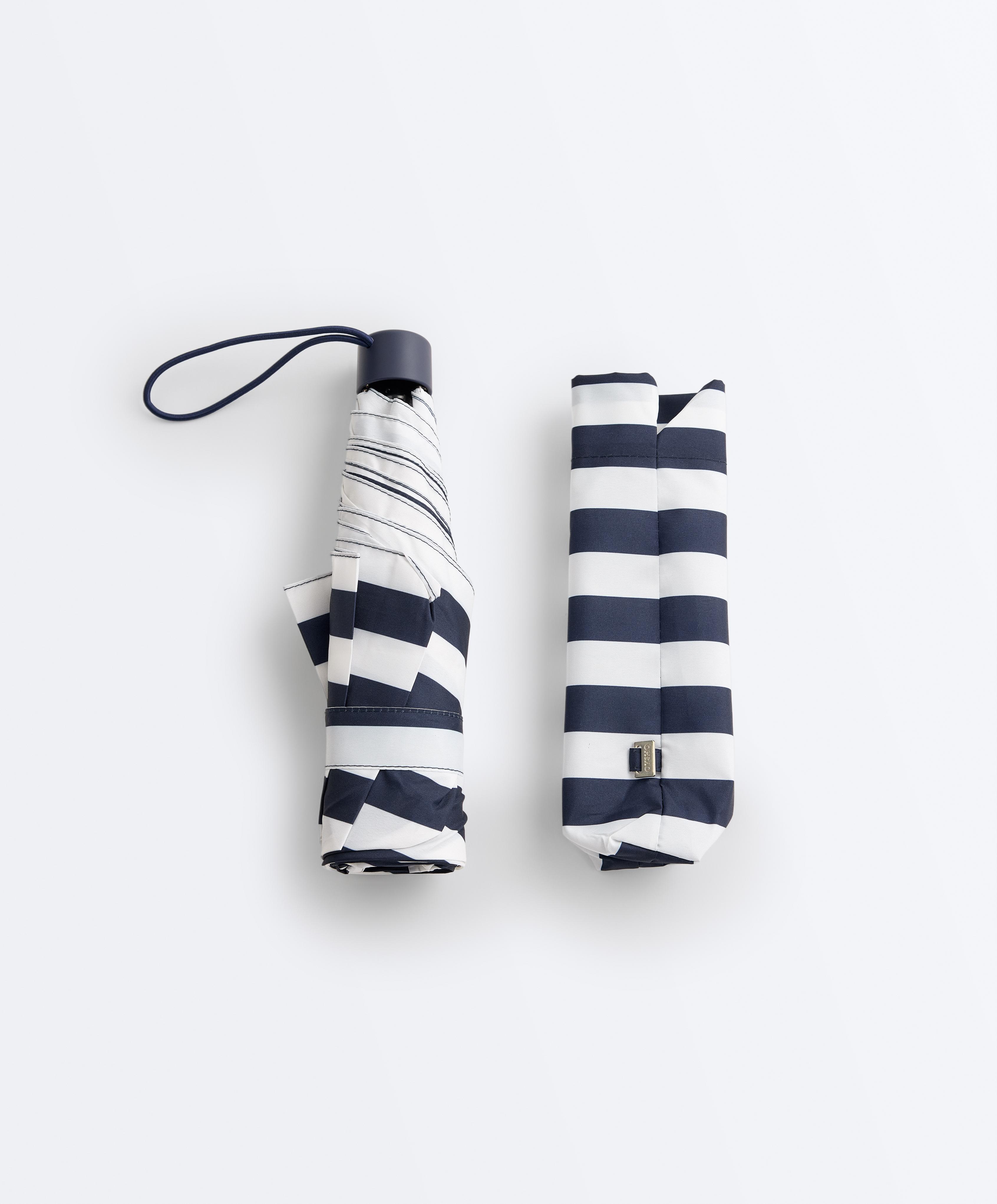 Lightweight striped umbrella Lightweight striped umbrella