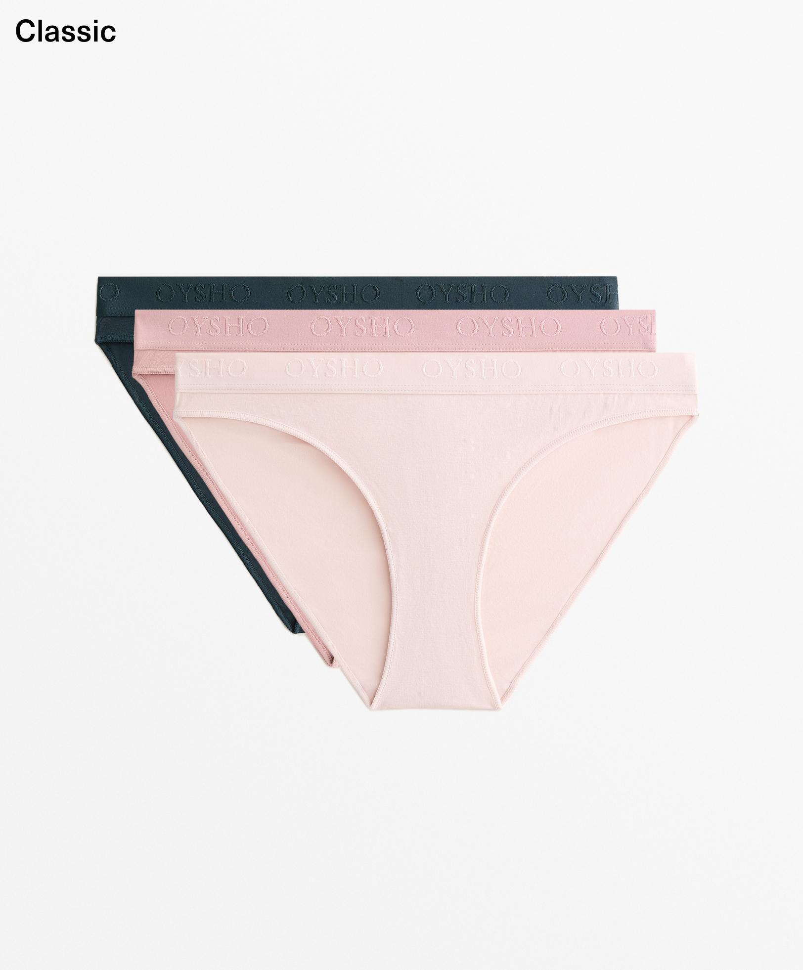 3 cotton blend classic briefs with logo - Sale