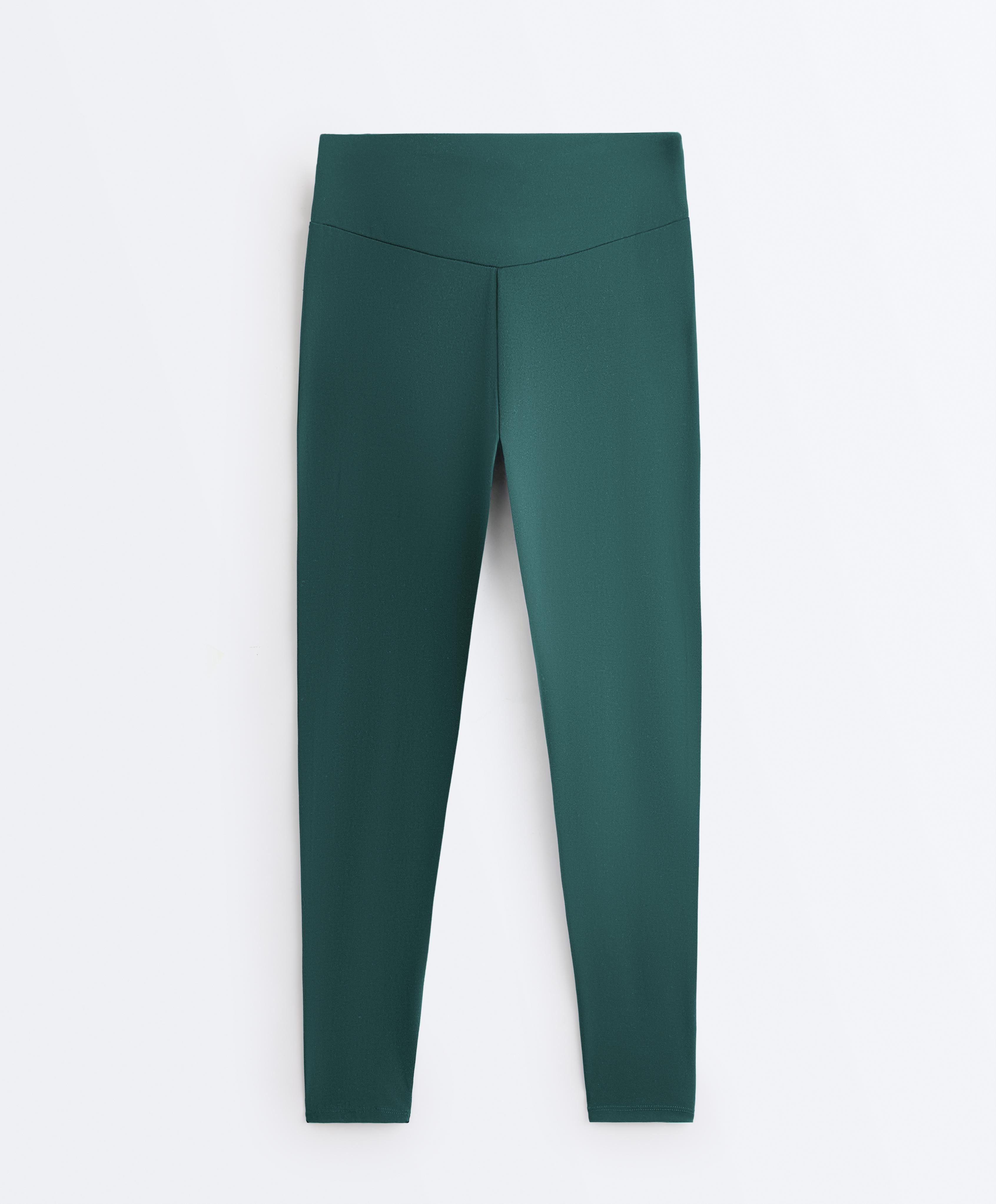 Comfortlux high-waisted ankle-length leggings — BOTTLE