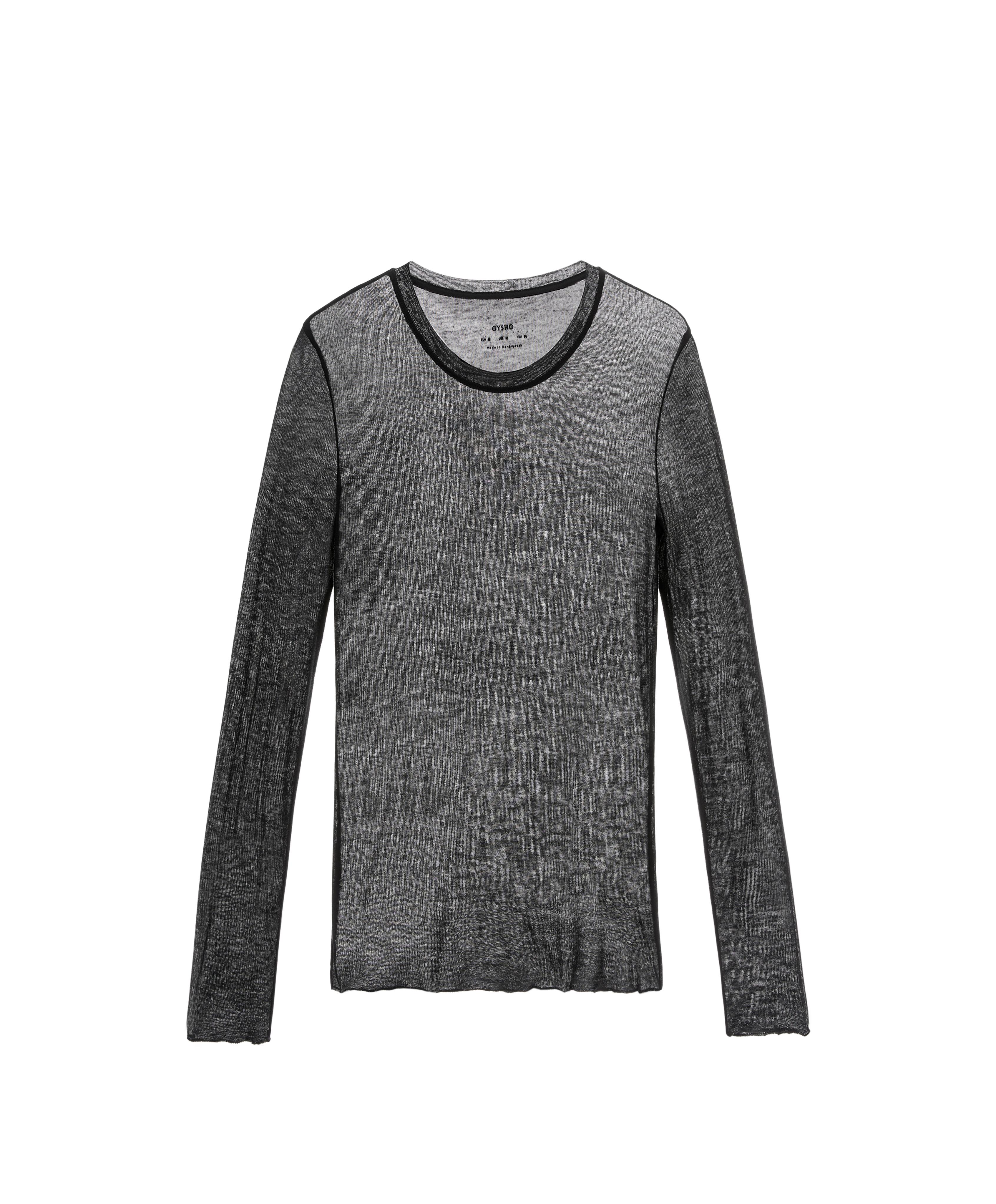 Extra-fine long-sleeved T-shirt