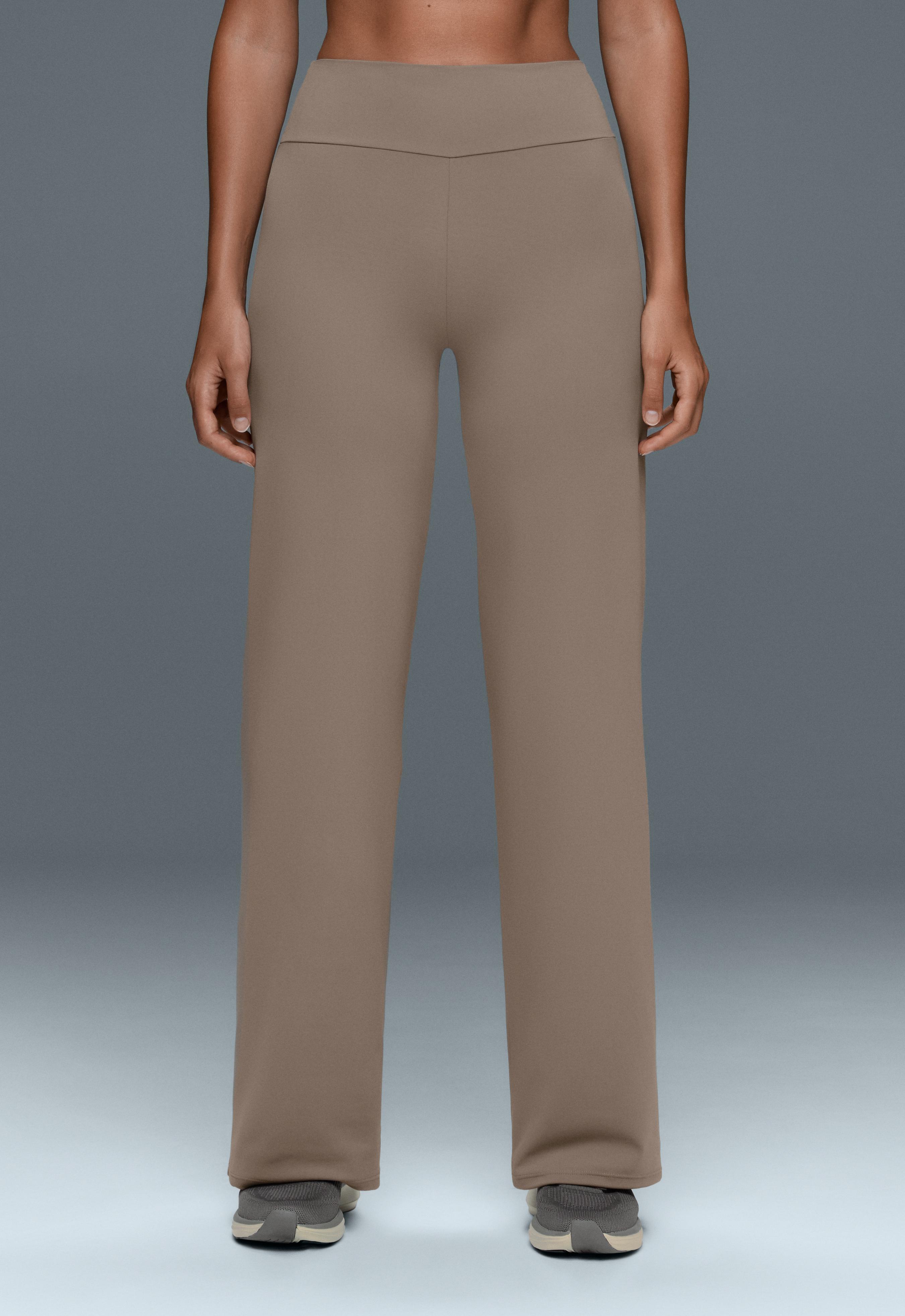 High-rise Comfortlux straight-leg trousers