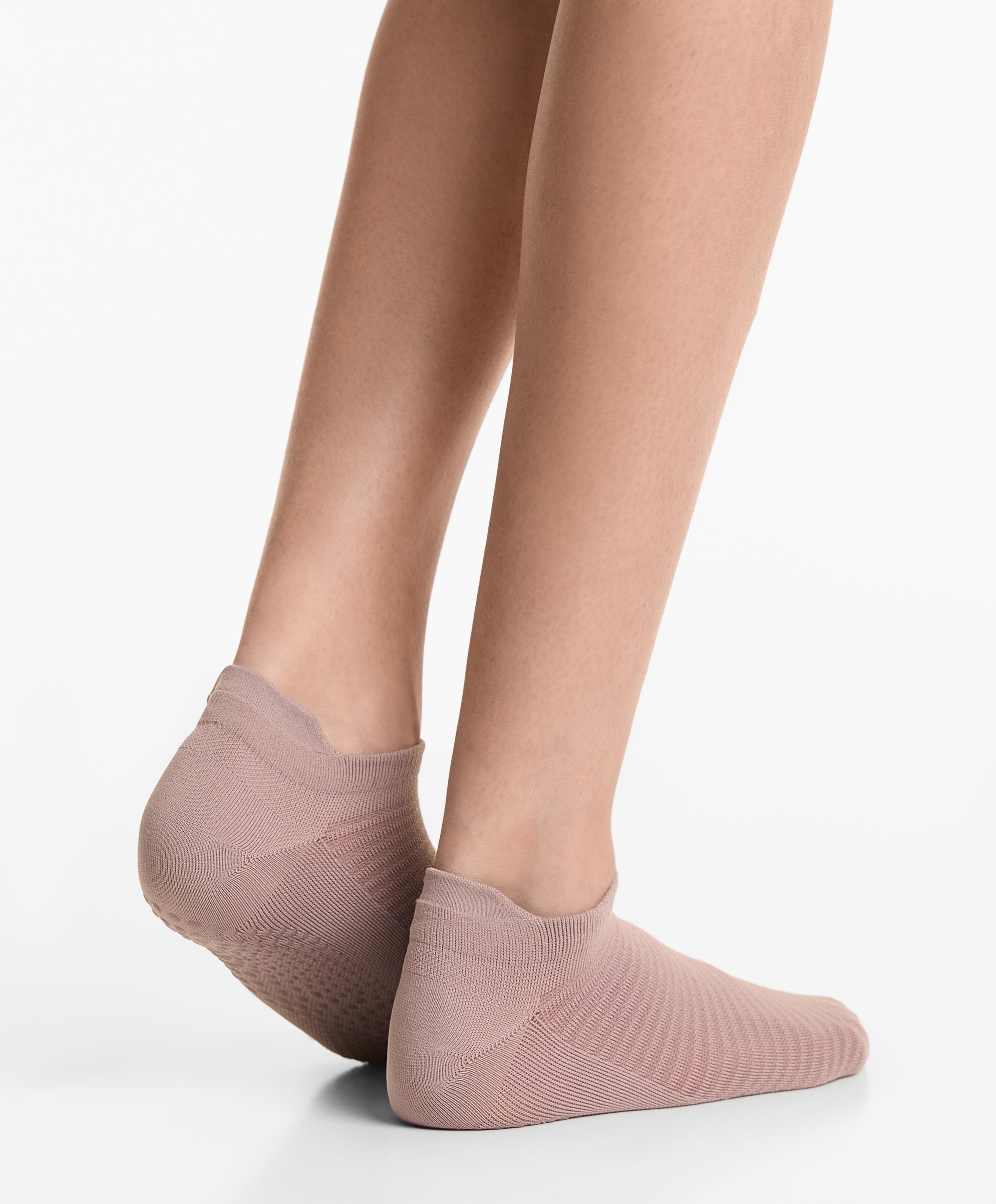 2 paires de chaussettes sneaker de yoga et pilates en mélange de polyamide - Soldes