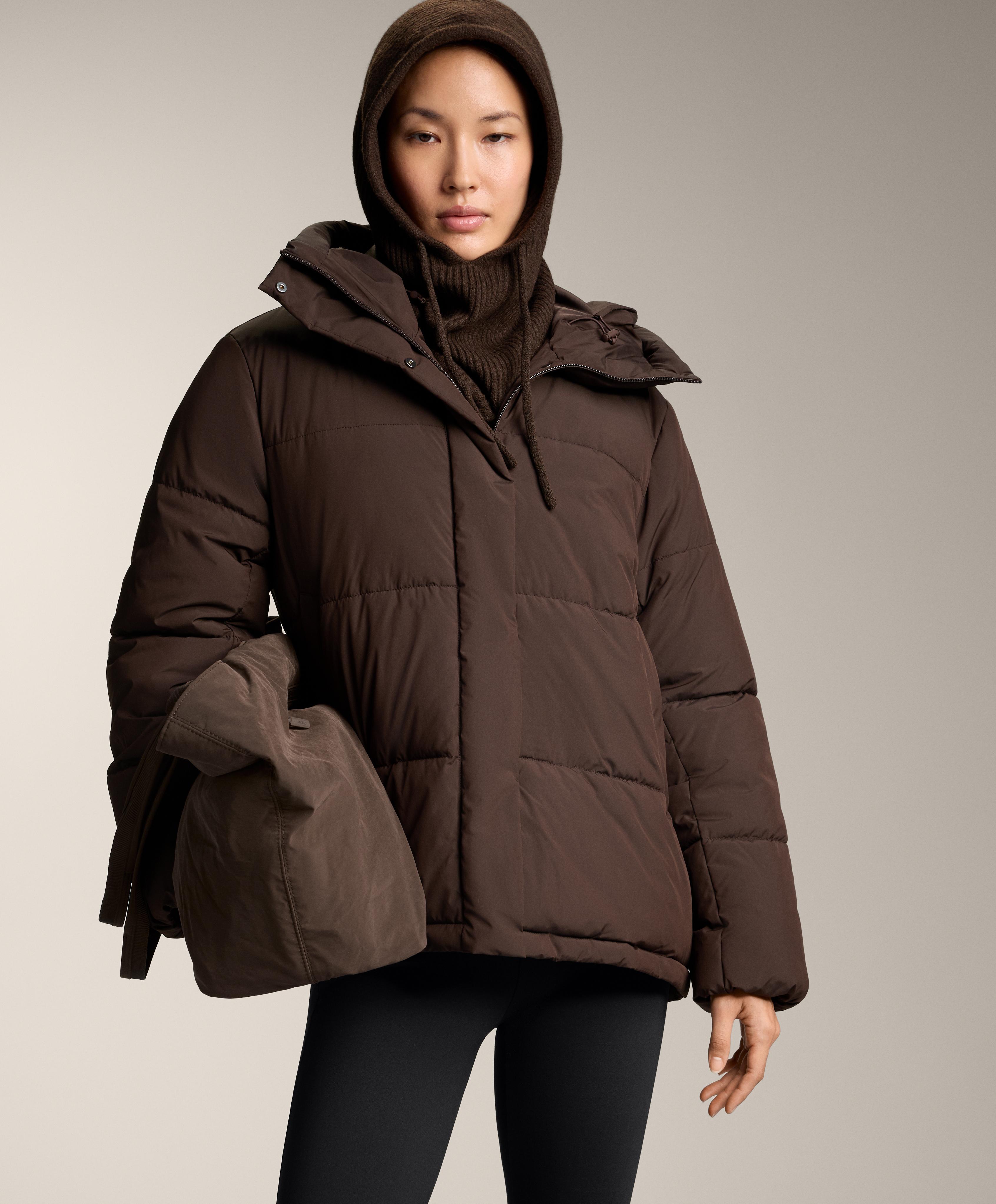 Primaloft® water-repellent padded jacket — DARK REDDISH‑BROWN