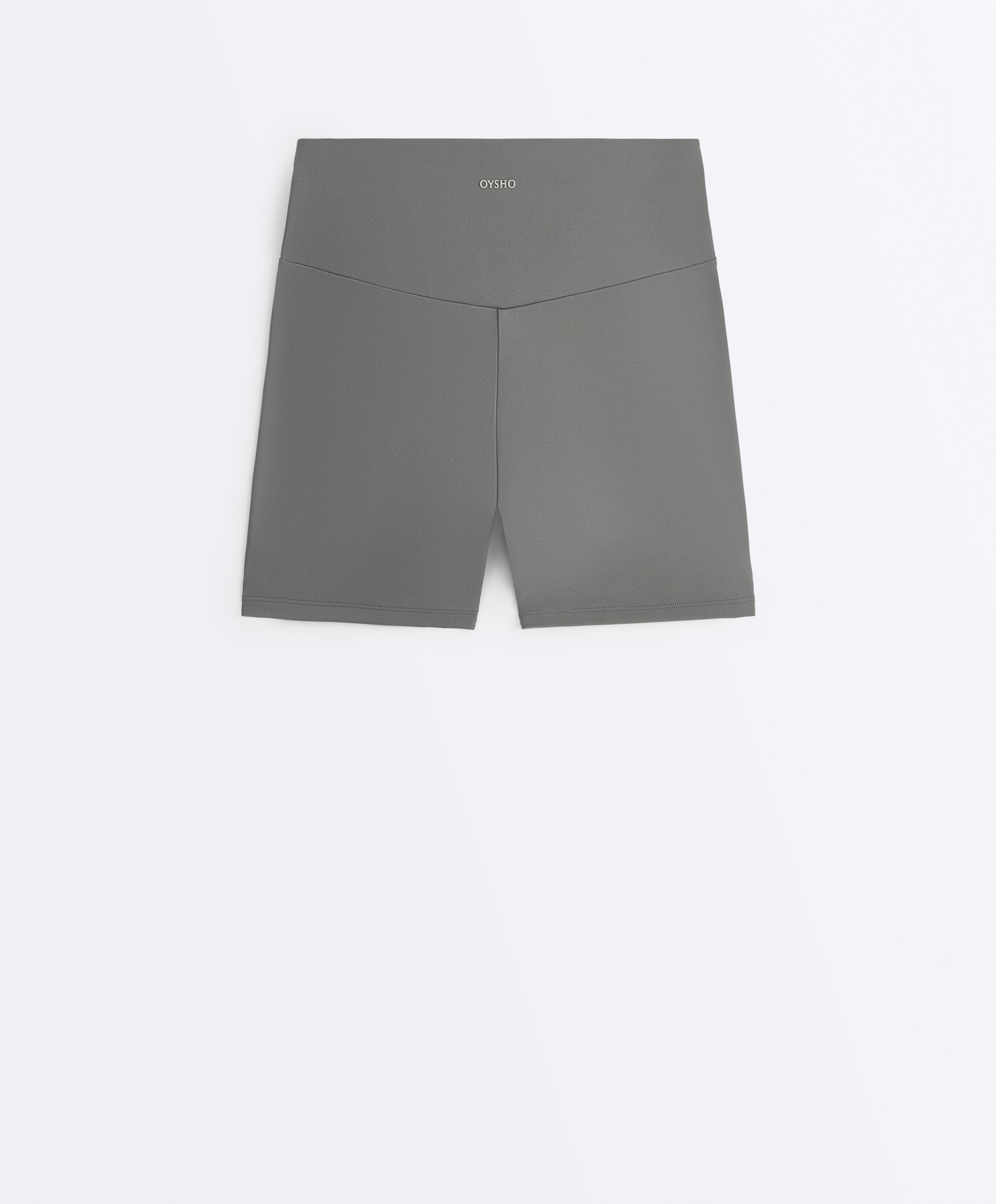 Comfortlux high-waisted 10cm hot pants — MID GREY