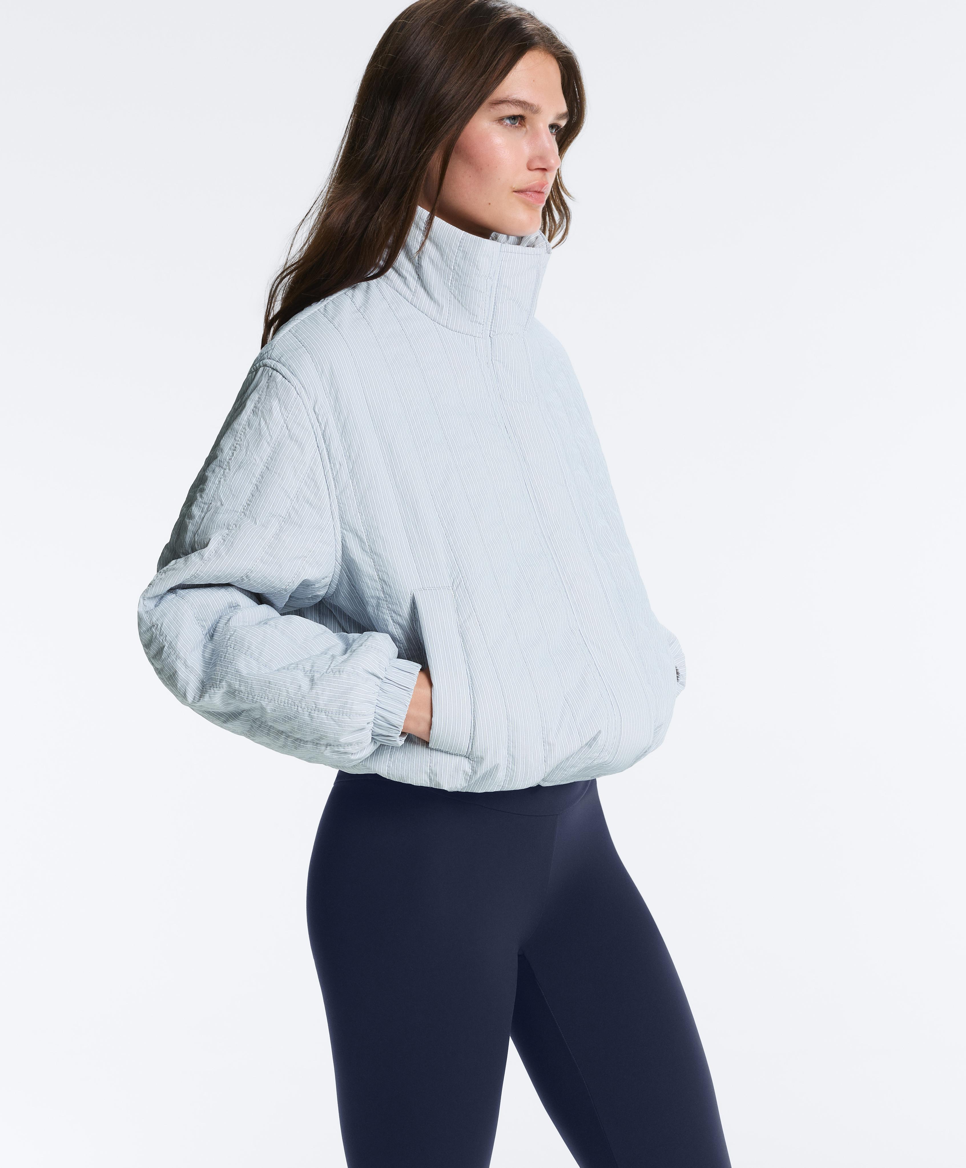 FELLEX® AEROGEL short padded jacket — BLUE-GREY