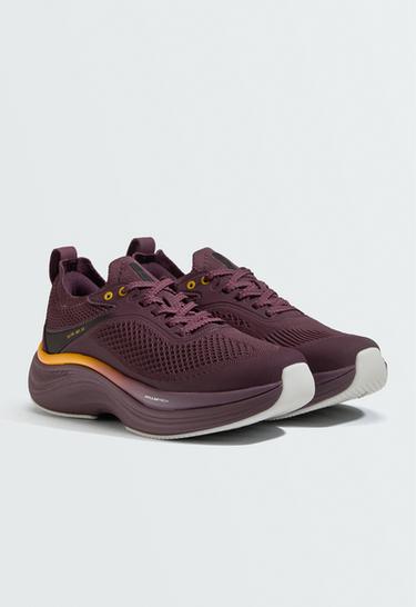 OY/PR 907 V2 running trainers — BURGUNDY 3