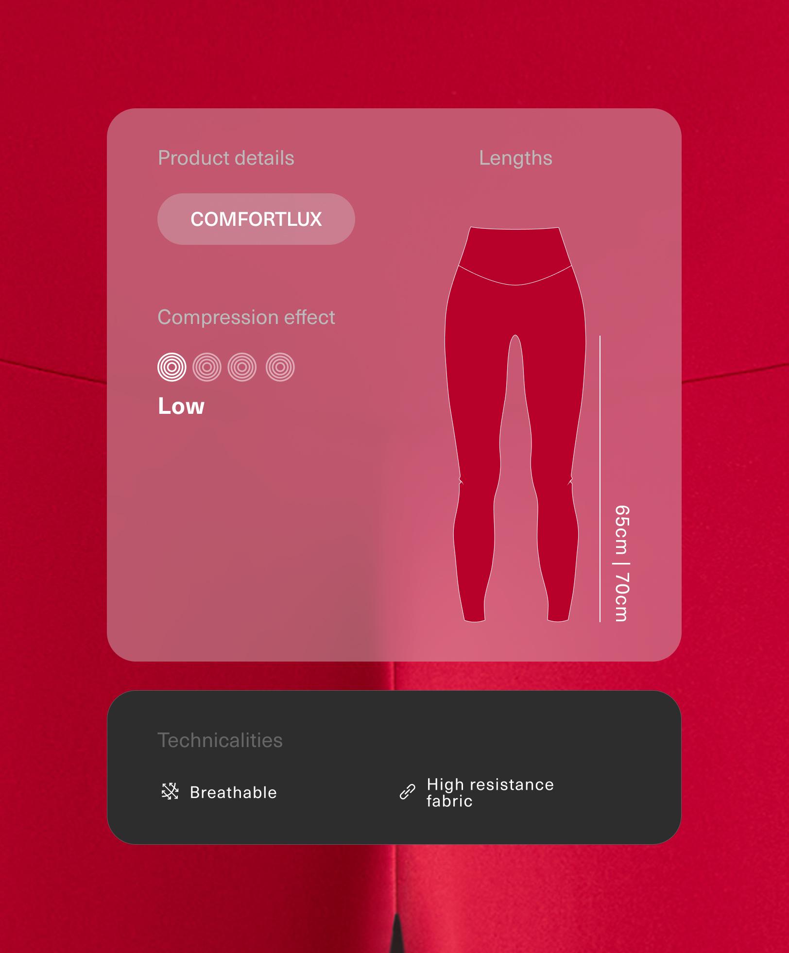 Comfortlux high-rise ankle-length leggings