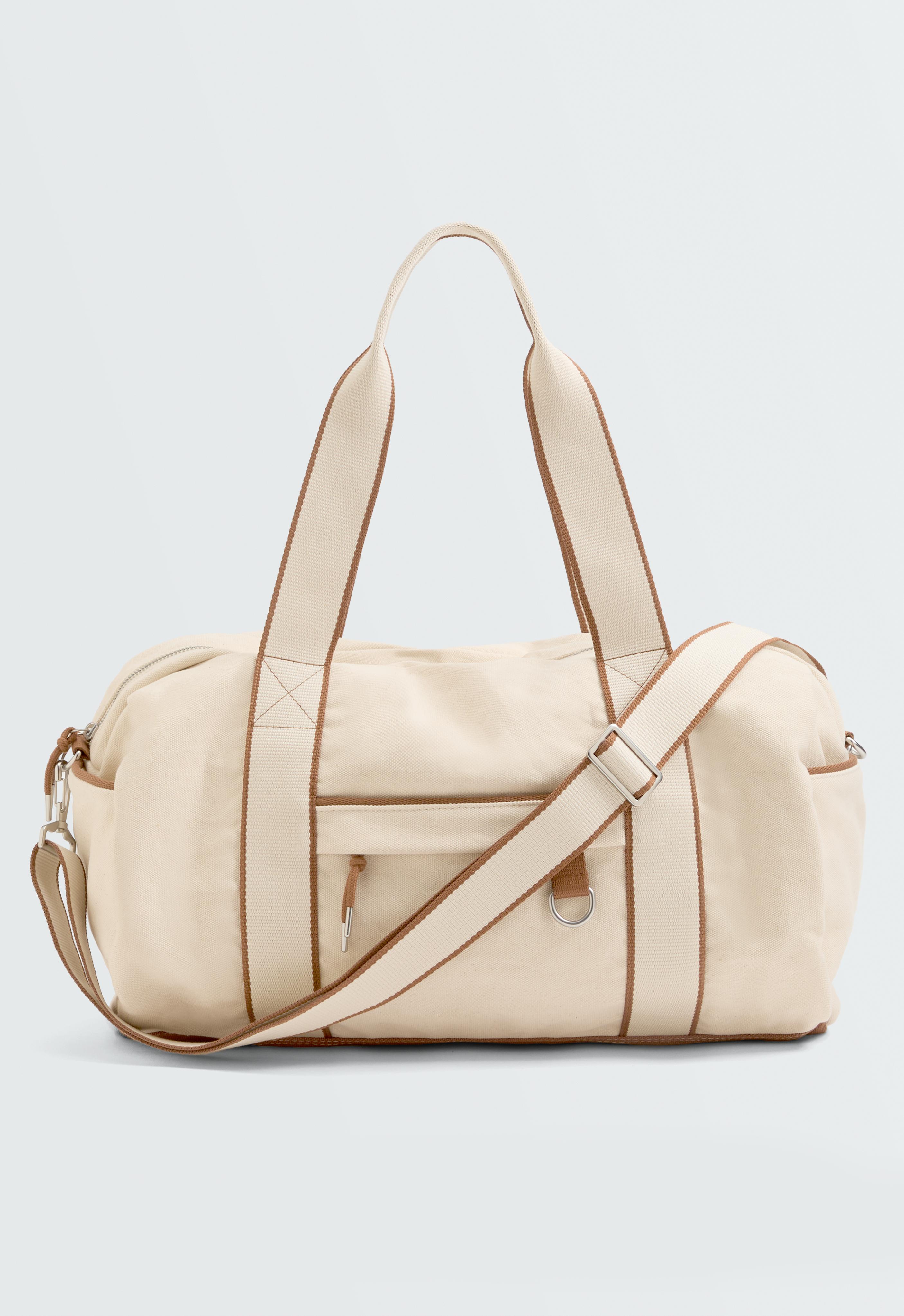 Canvas bowling bag — ECRU