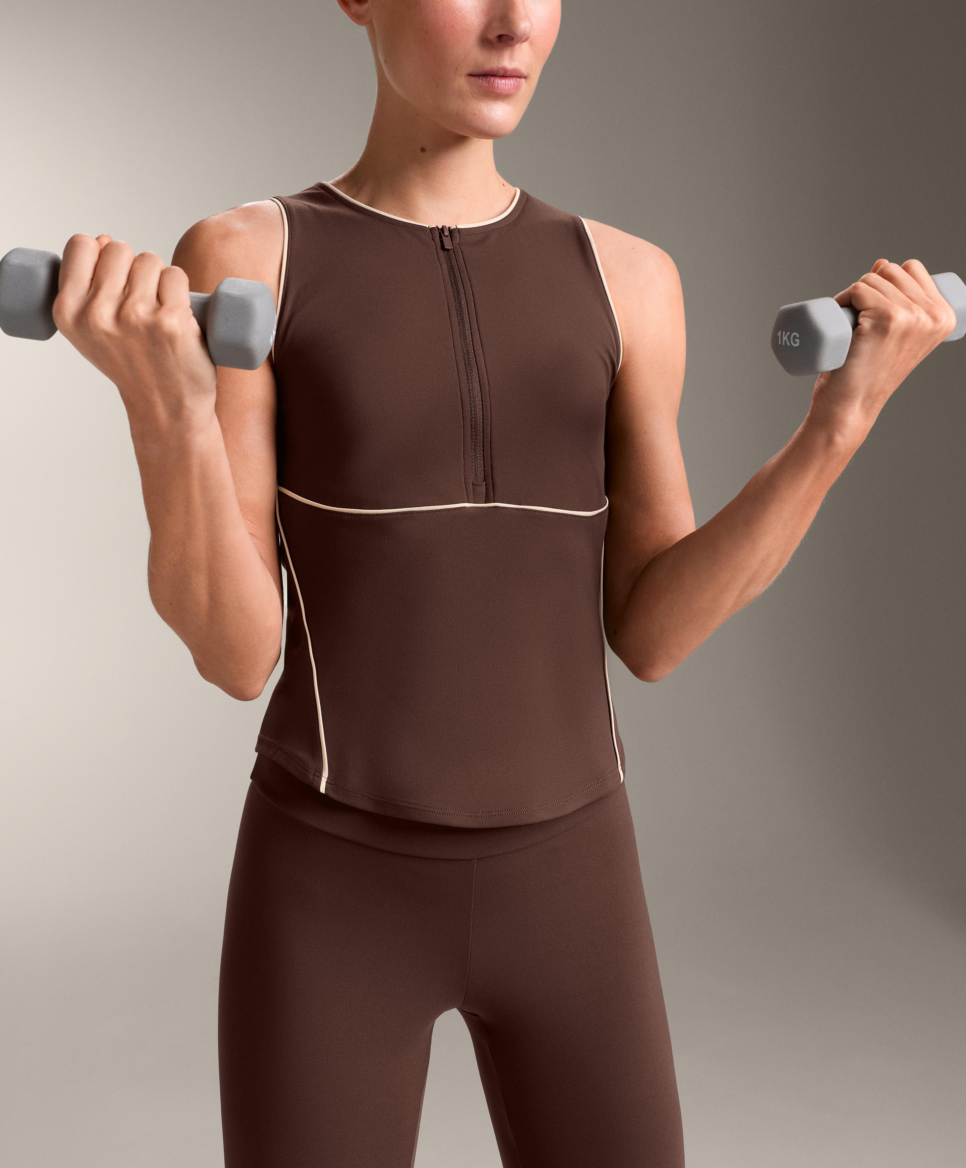 Tank top Comfortlux piping sin mangas