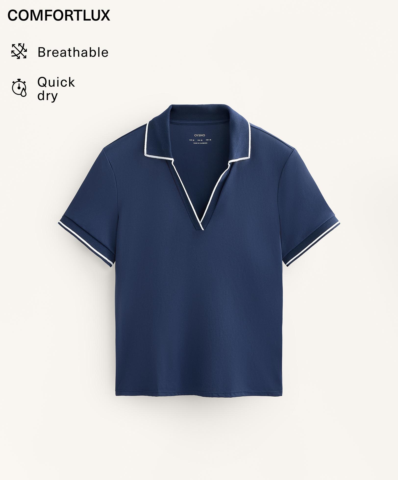 Polohemd Comfortlux mit kurzen Ärmeln und Paspelierung Polohemd Comfortlux mit kurzen Ärmeln und Paspelierung