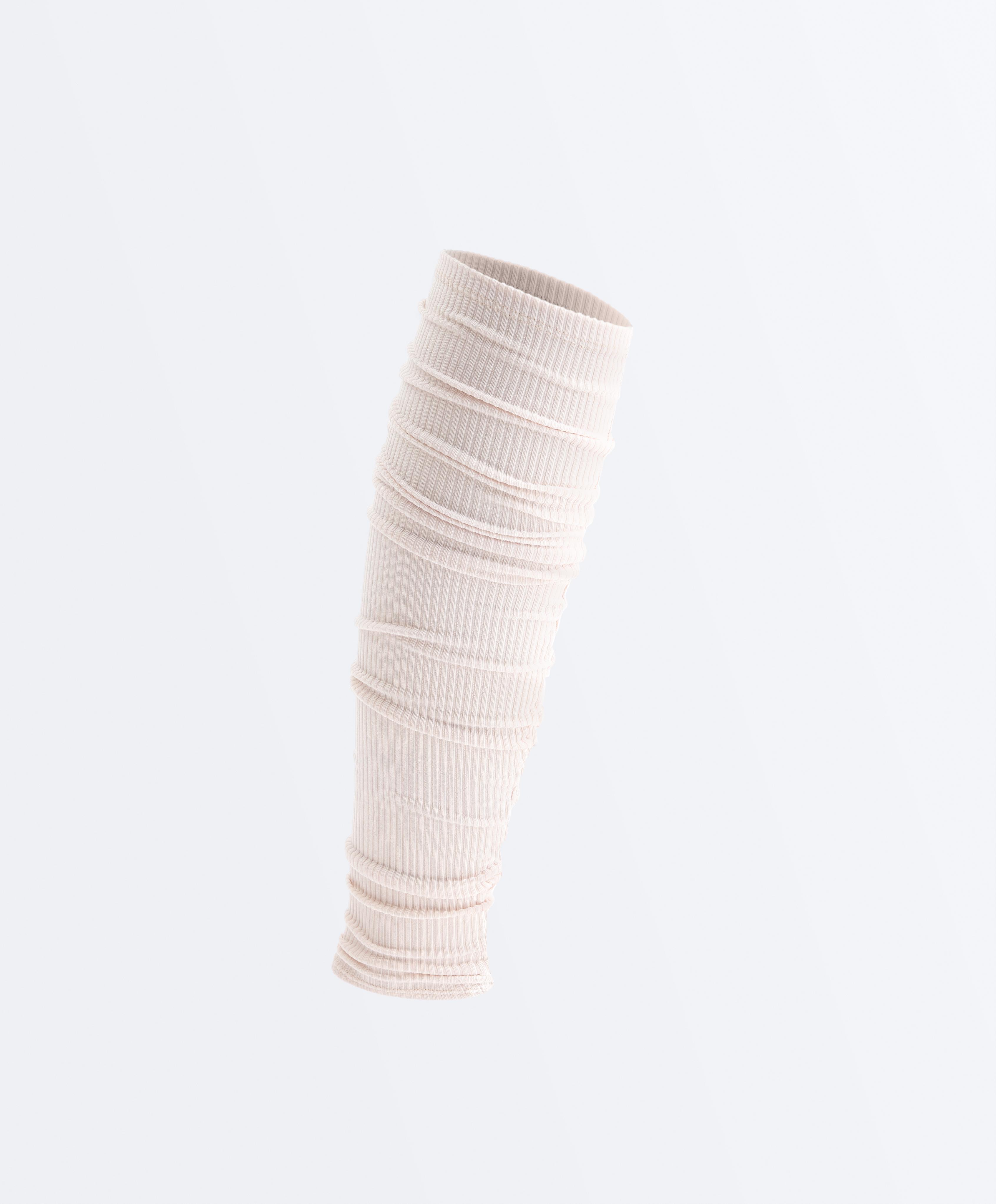 Modal blend legwarmers — ECRU