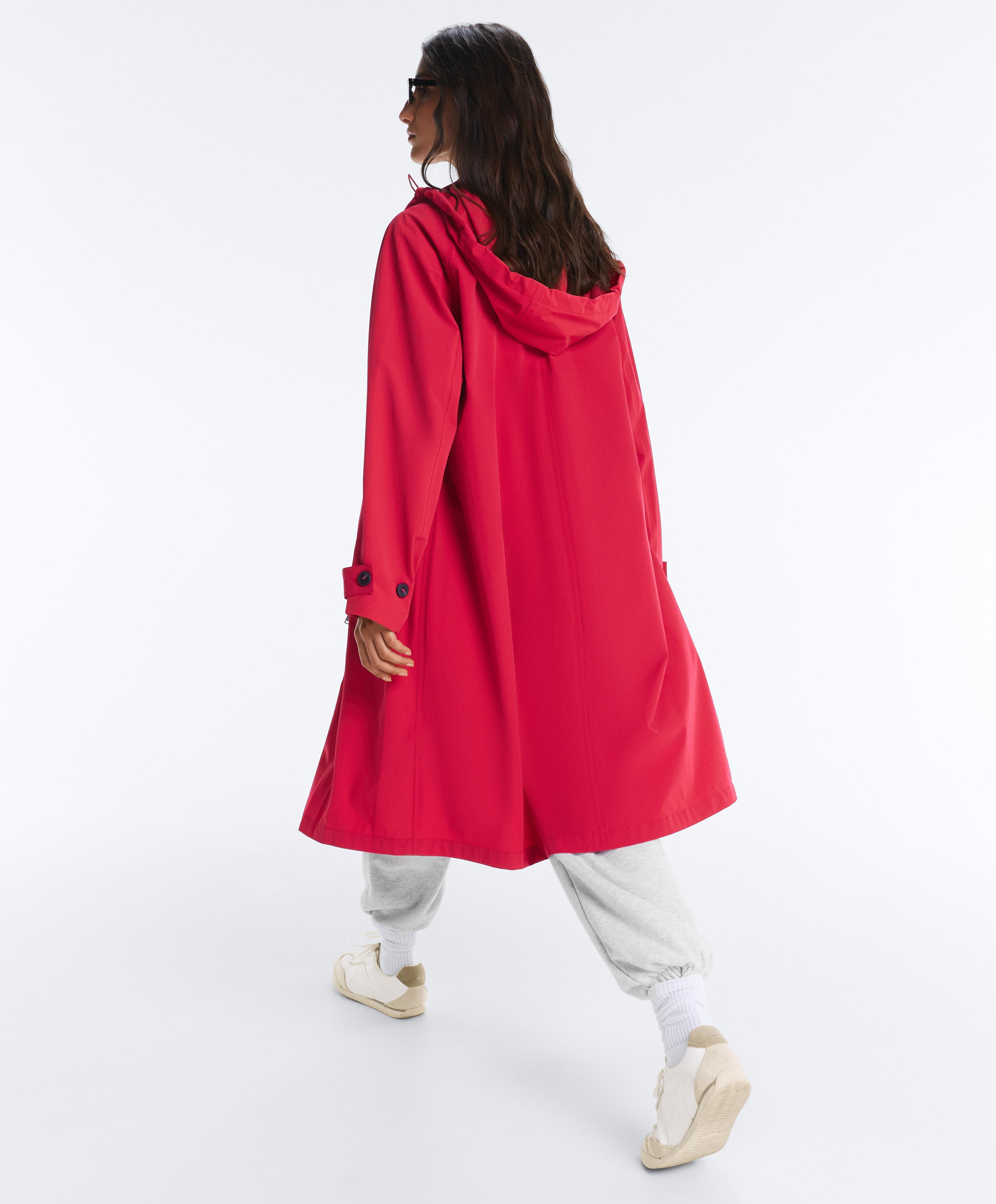 Midi extra lightweight 10k waterproof jacket — RED