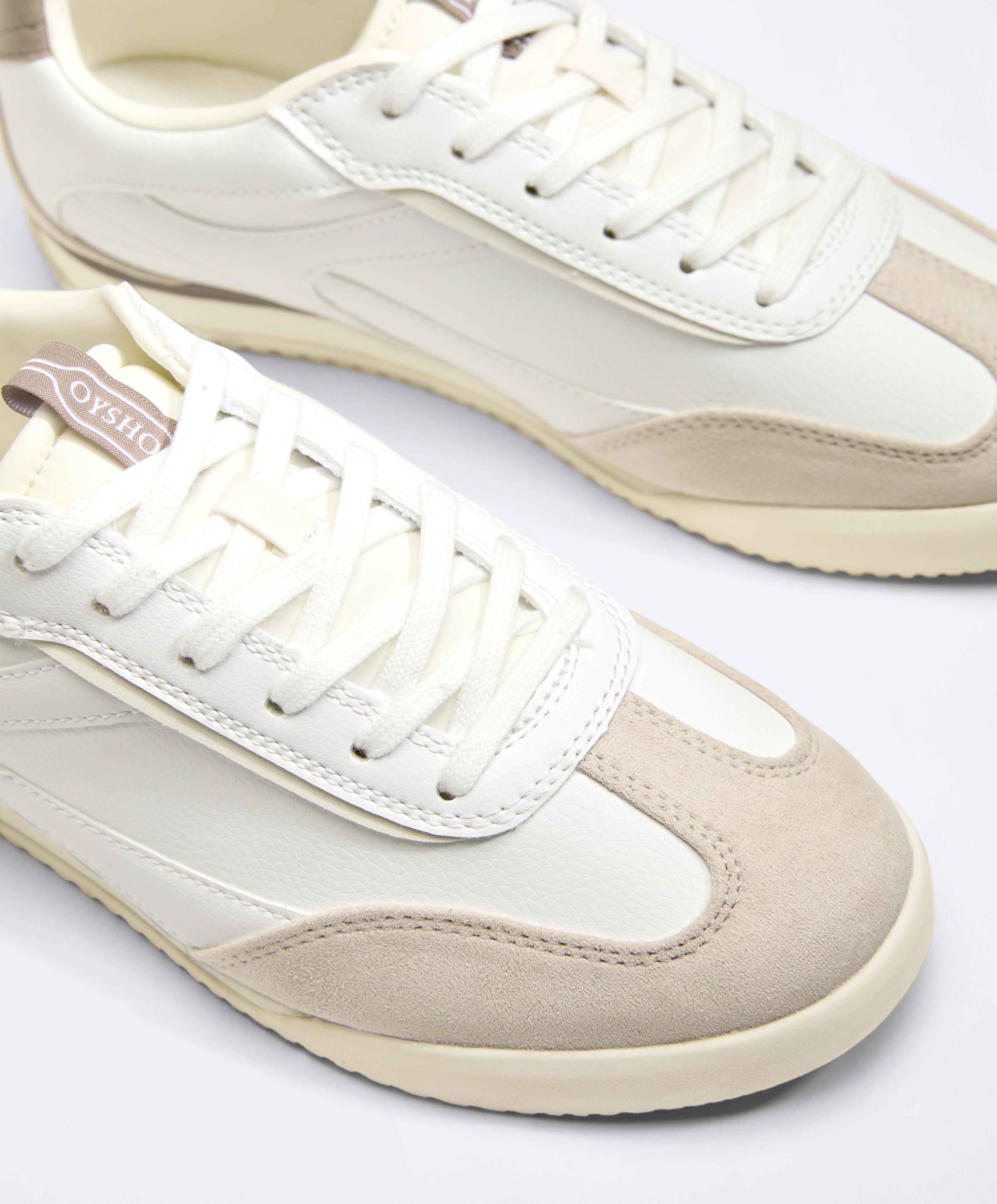 Retro-style trainers — WHITE
