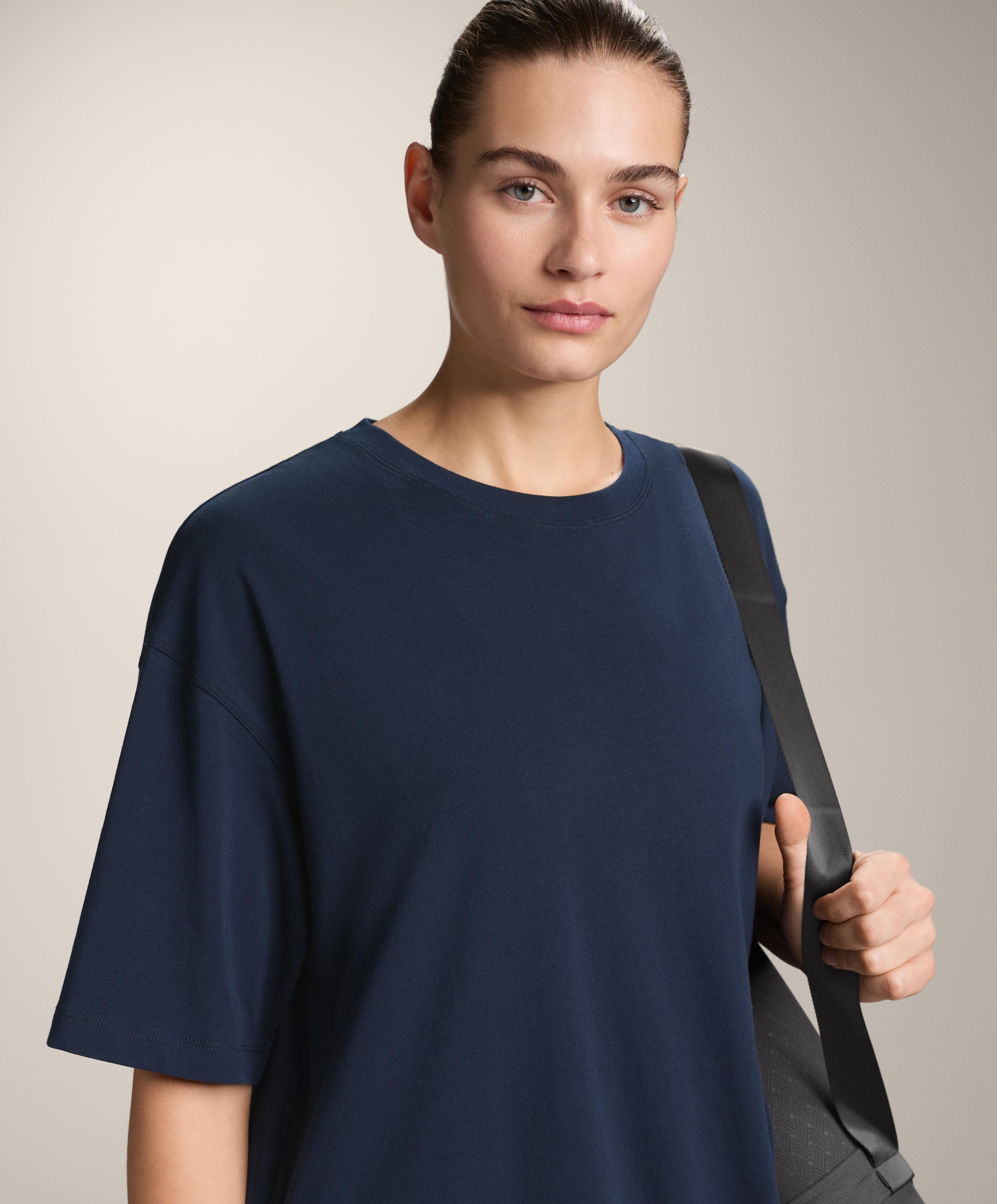 Short sleeve cotton blend T-shirt Short sleeve cotton blend T-shirt