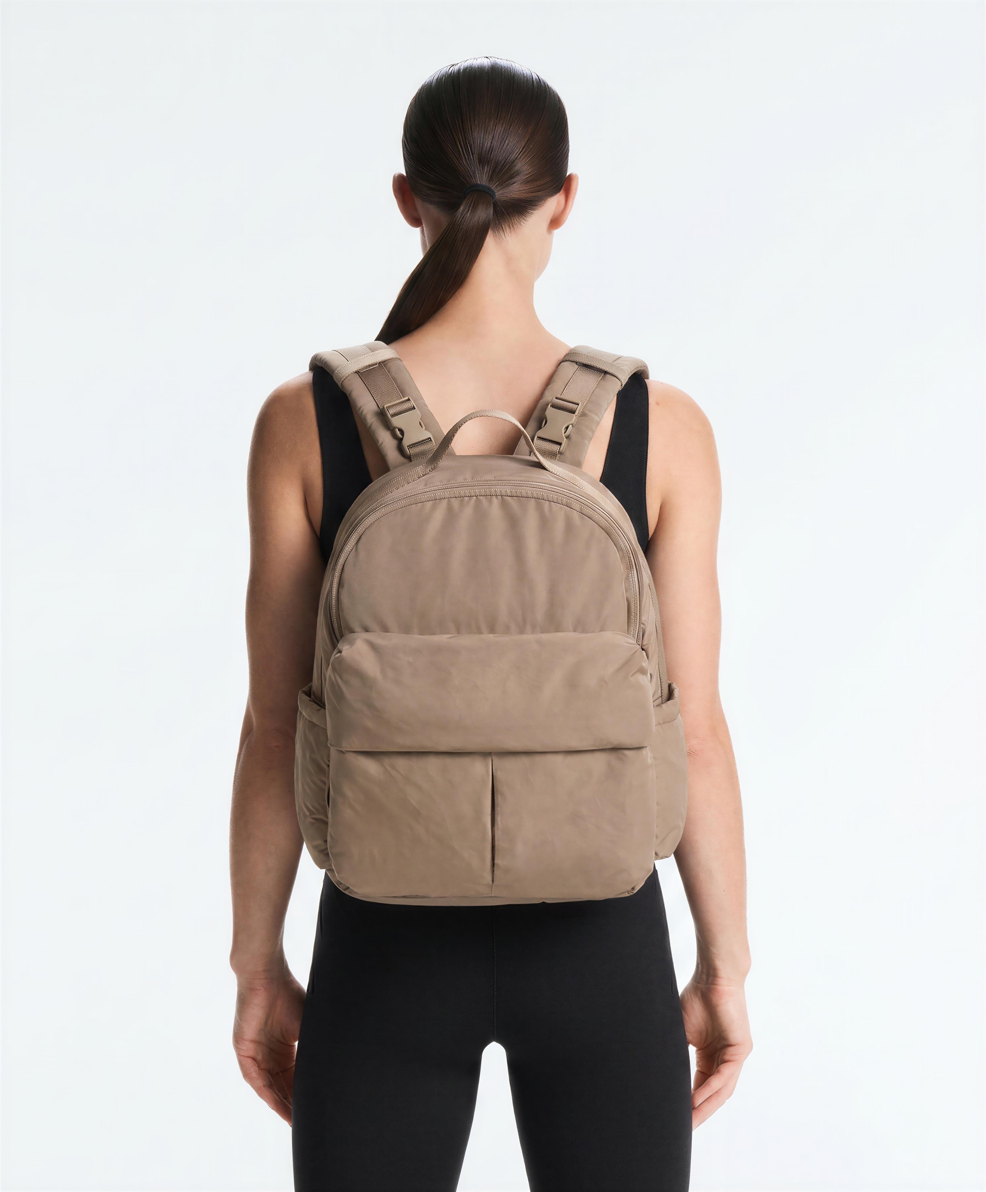 Maxi maternity backpack — TOASTED BROWN
