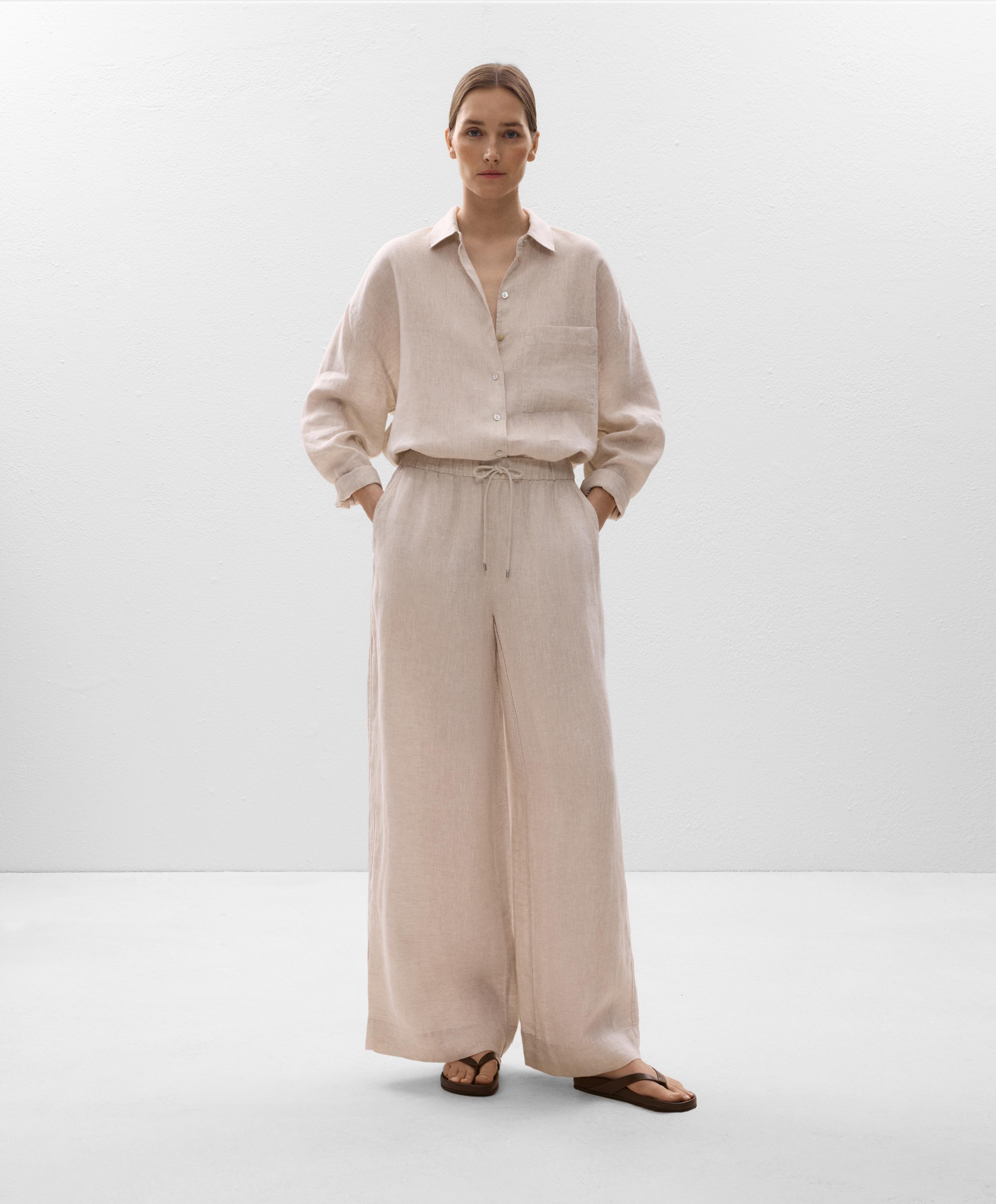 100% linen relaxed shirt 100% linen relaxed shirt