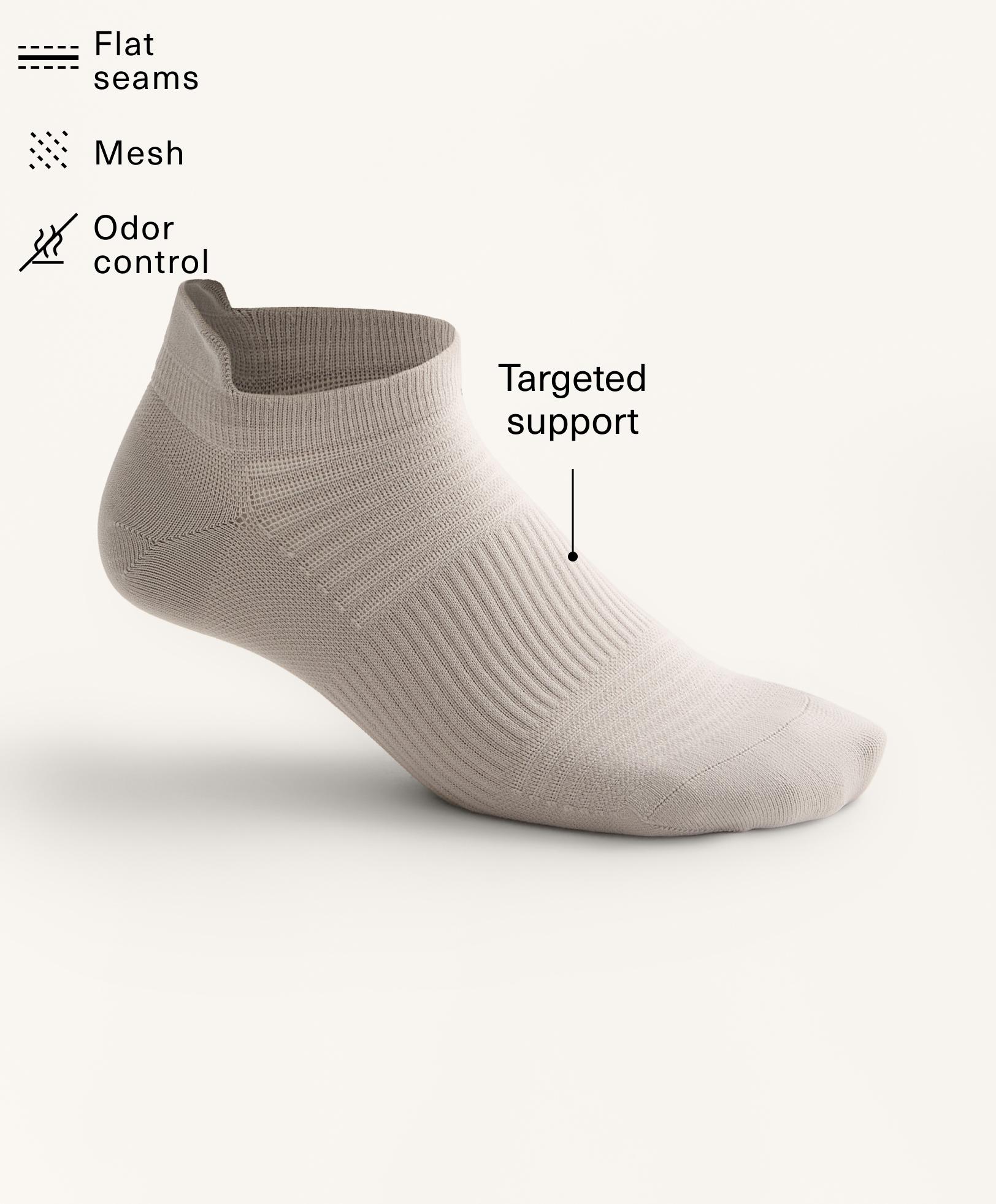 3 paires de chaussettes sneaker à languette en mélange de polyamide 3 paires de chaussettes sneaker à languette en mélange de polyamide