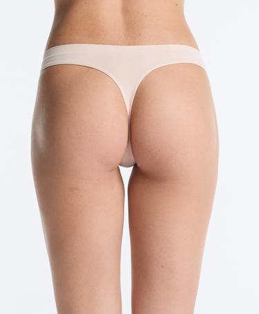 5 seamless soft-touch thongs — MINK 4