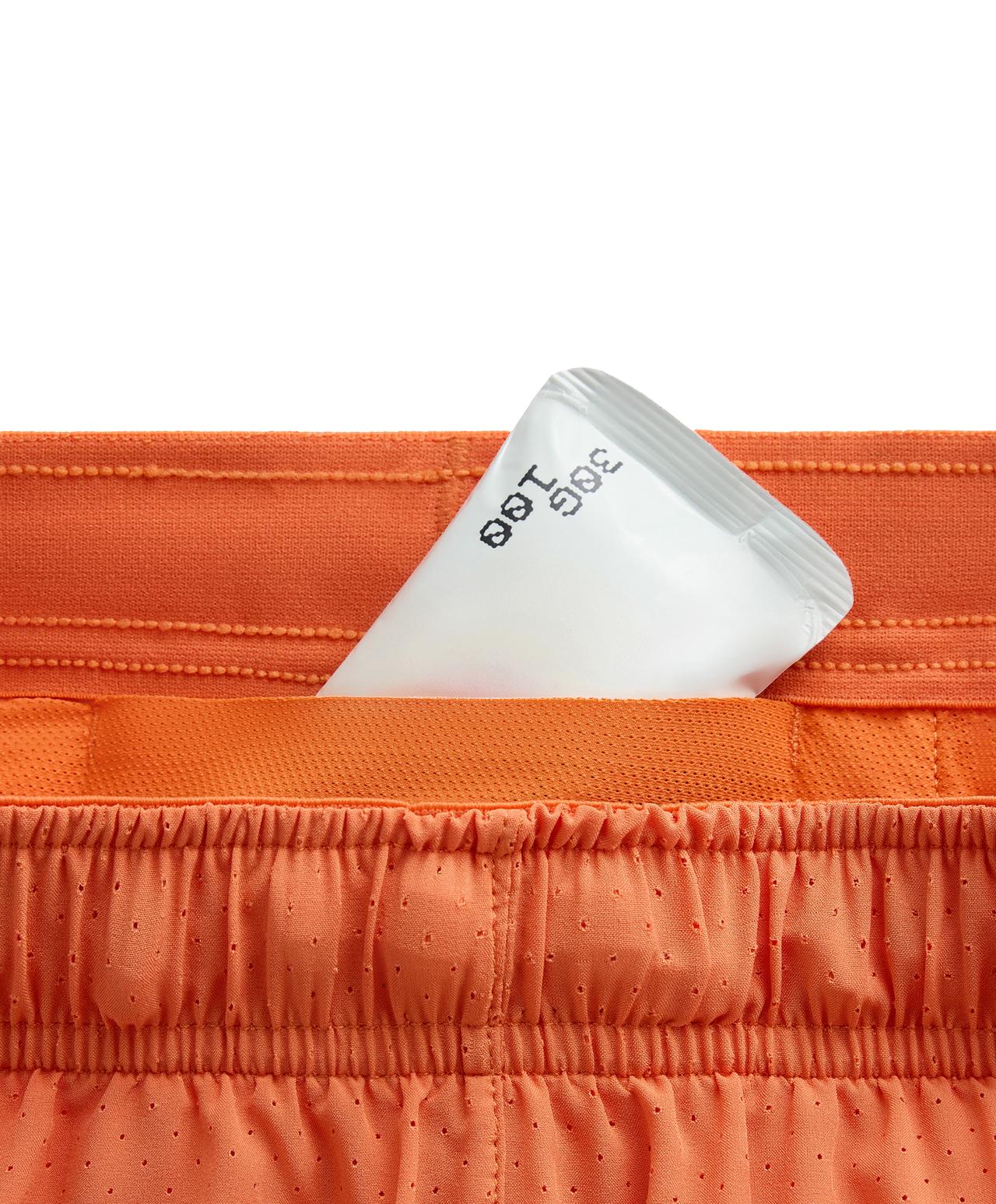 Technical Shorts Mid rise 7cm — WASHED ORANGE