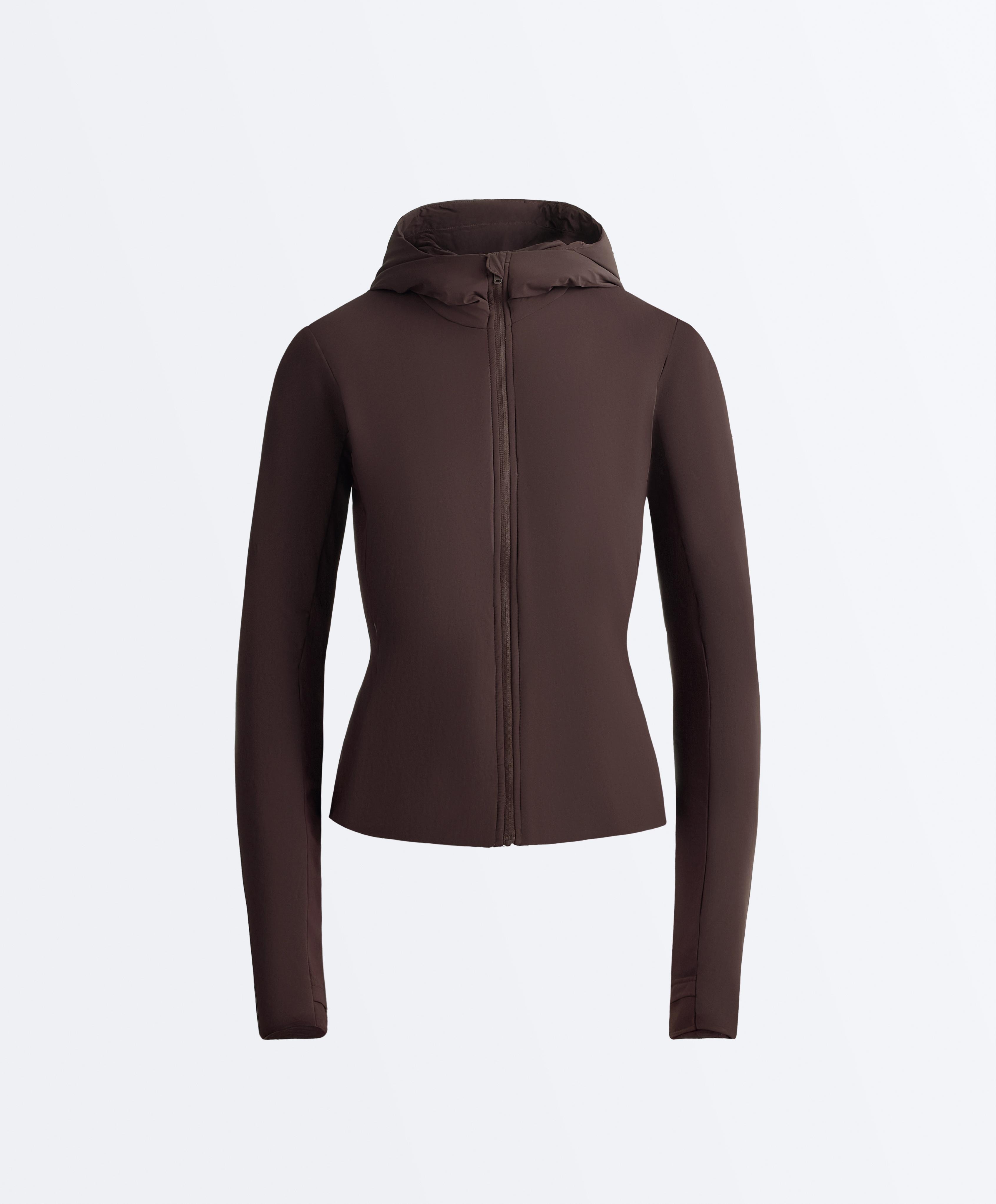 FELLEX® Volcanic technical padded jacket — Dark chocolate
