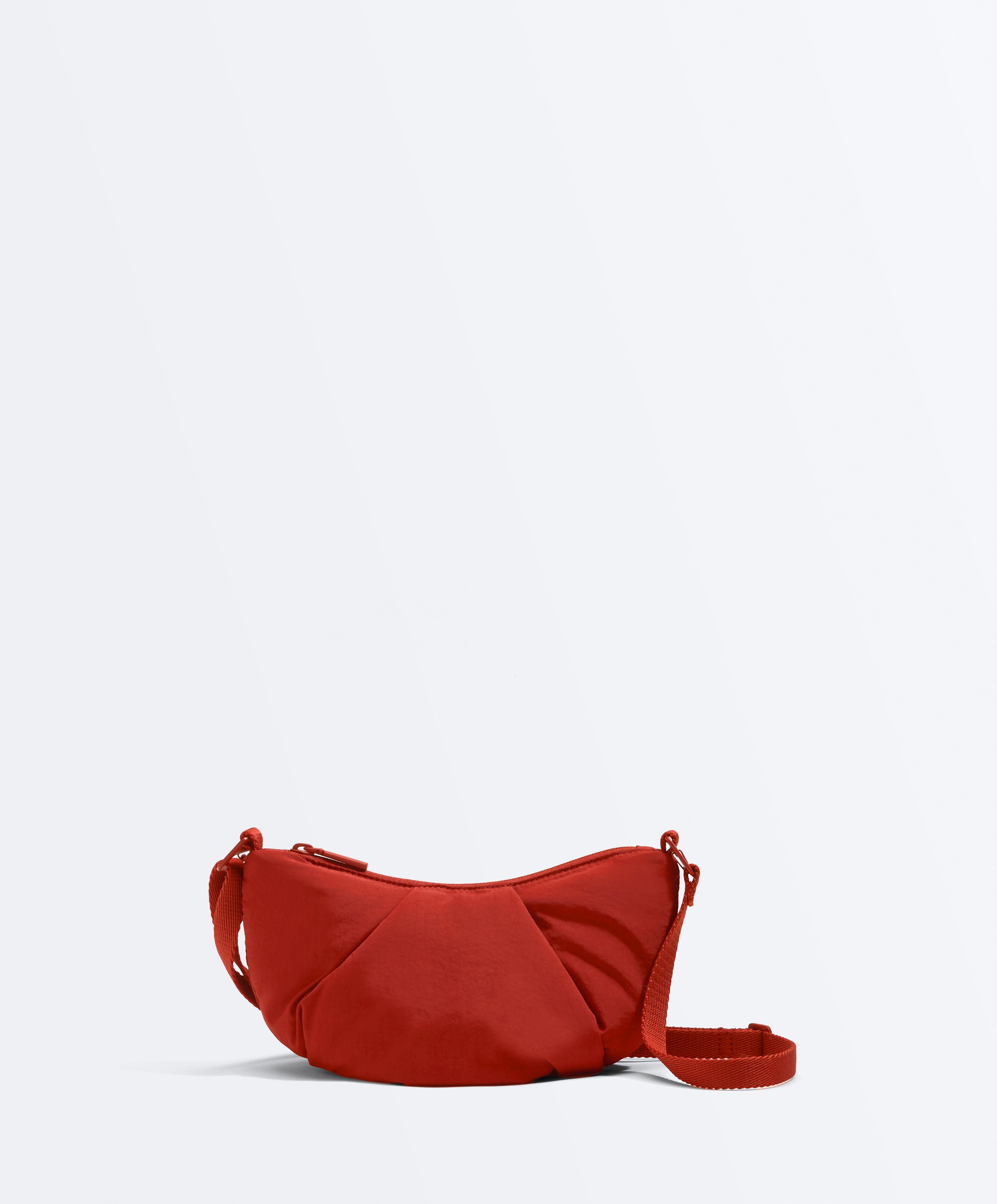Mini quilted crossbody bag — RED