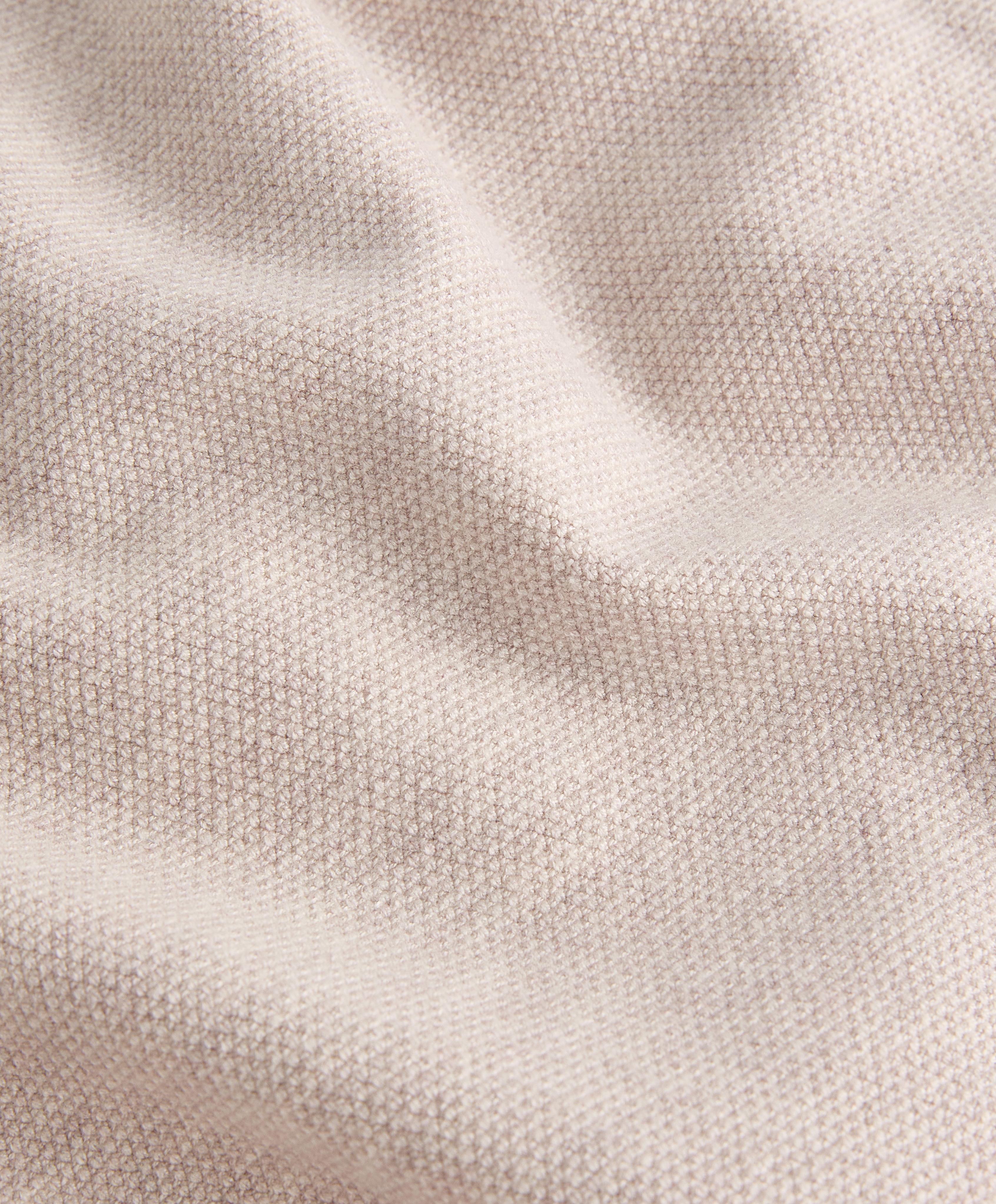 Hooded piqué knit jacket