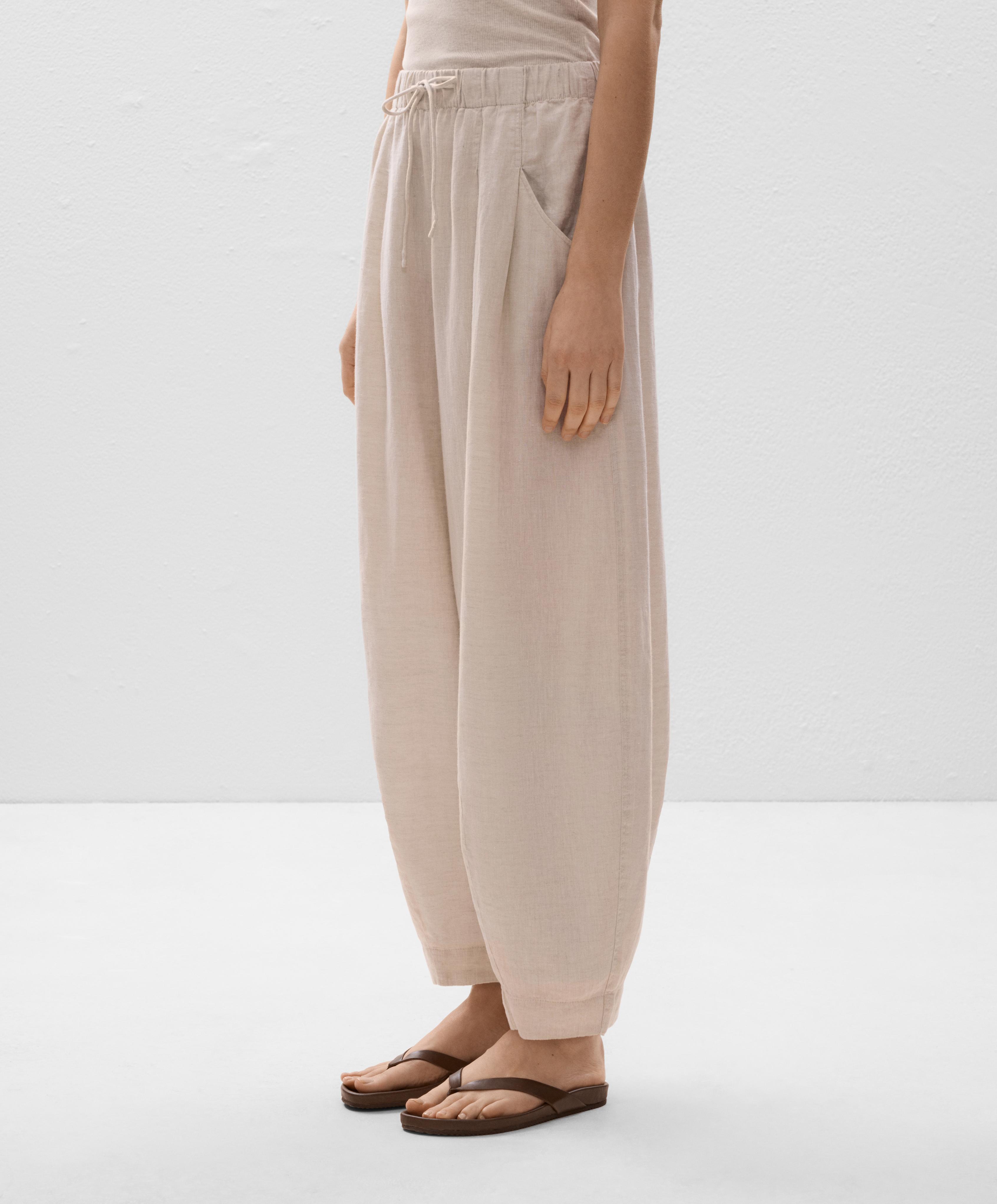 100% Linen balloon leg trousers 100% Linen balloon leg trousers