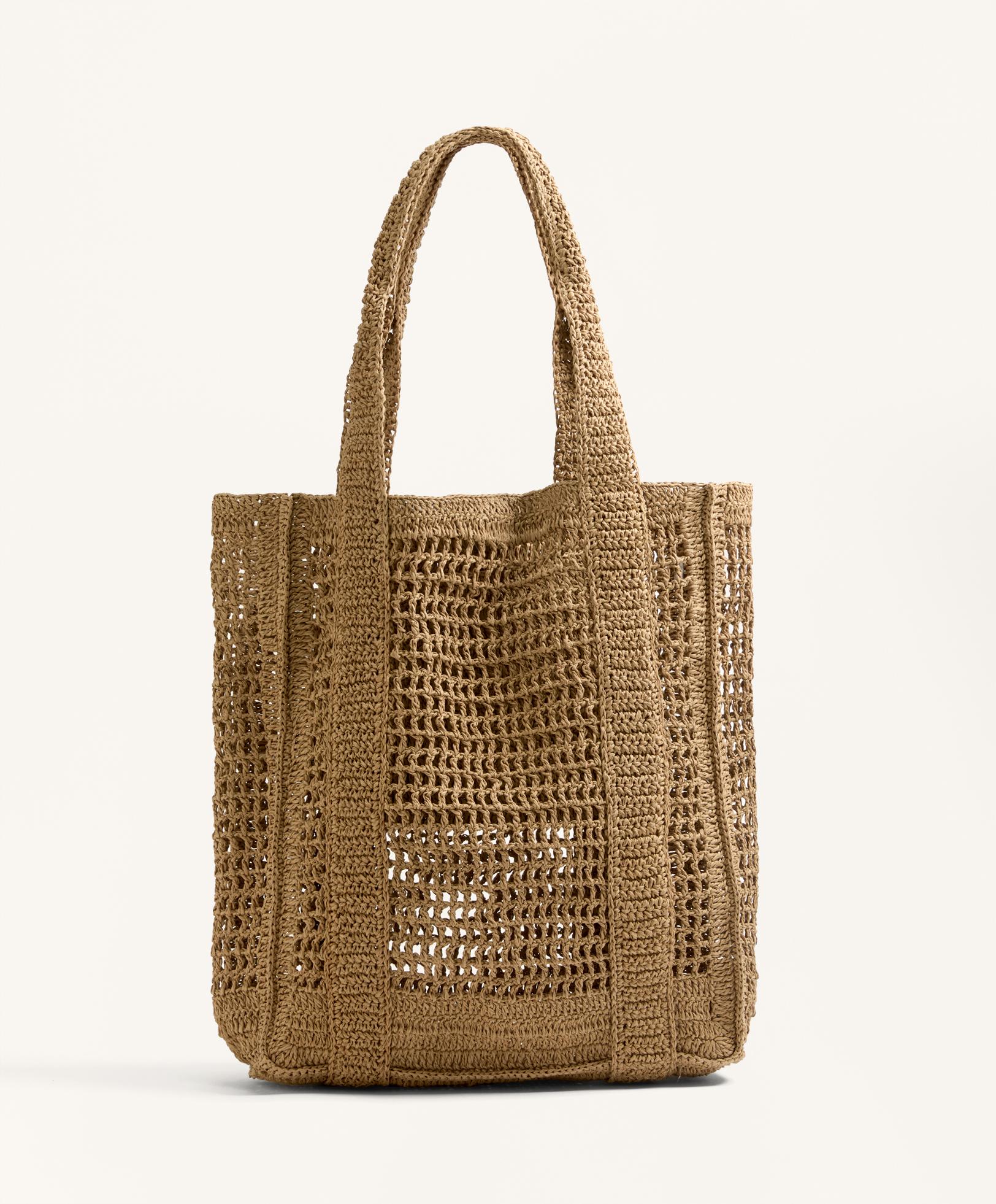 Ajurlu shopper çanta - İndirim