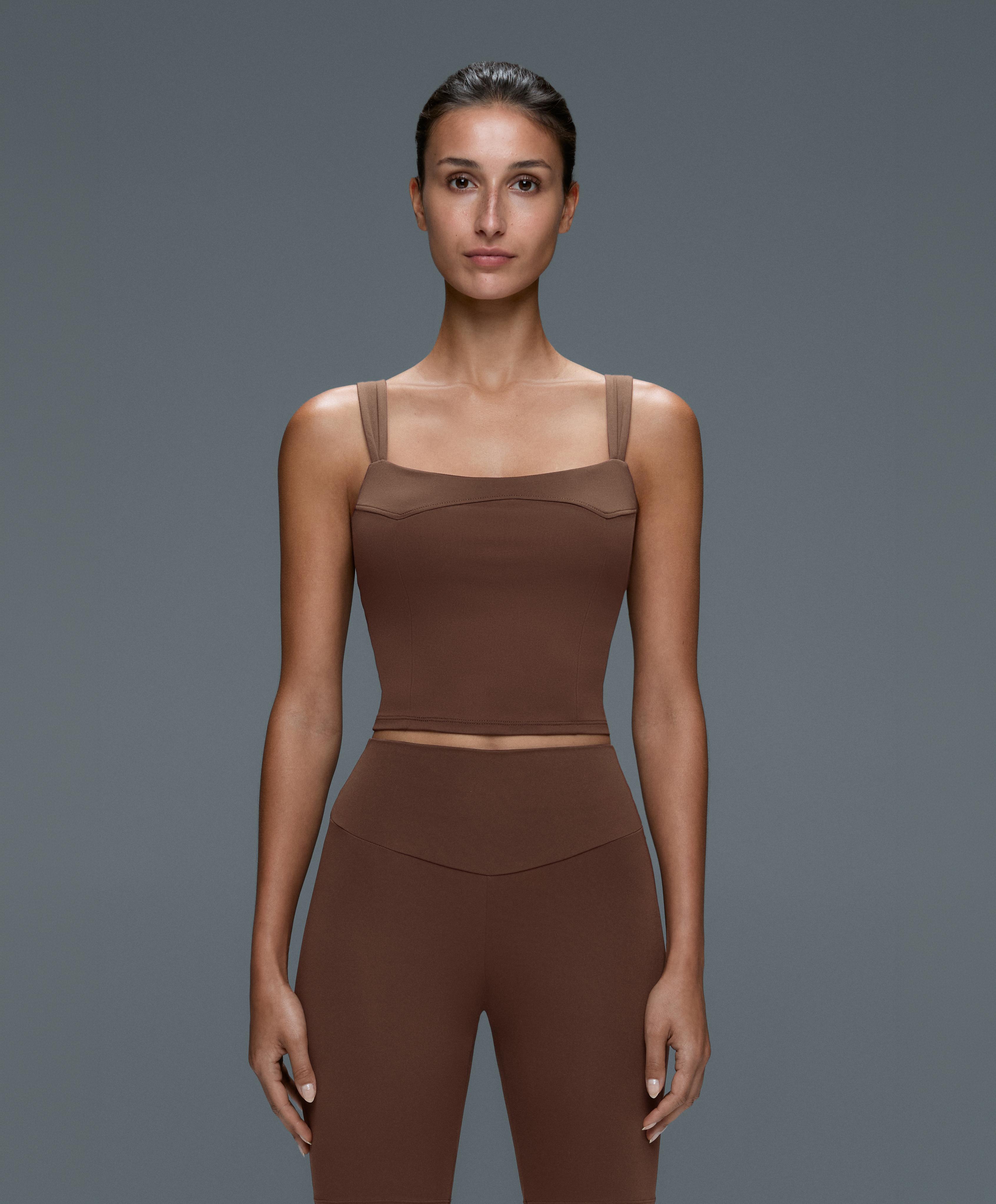 Comfortlux seam detail tank top — COCOA