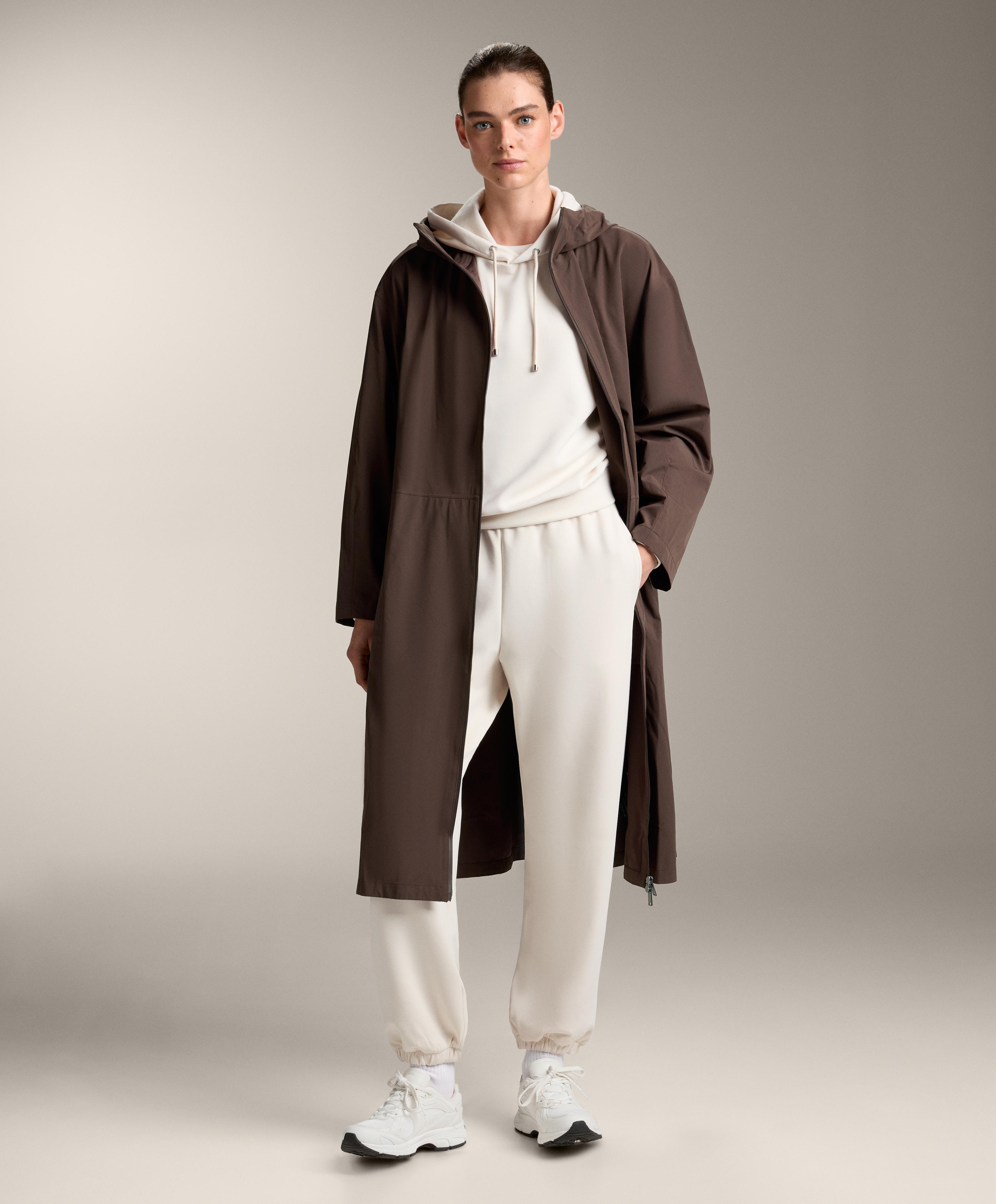 Boxy hoodie with brushed modal Boxy hoodie with brushed modal