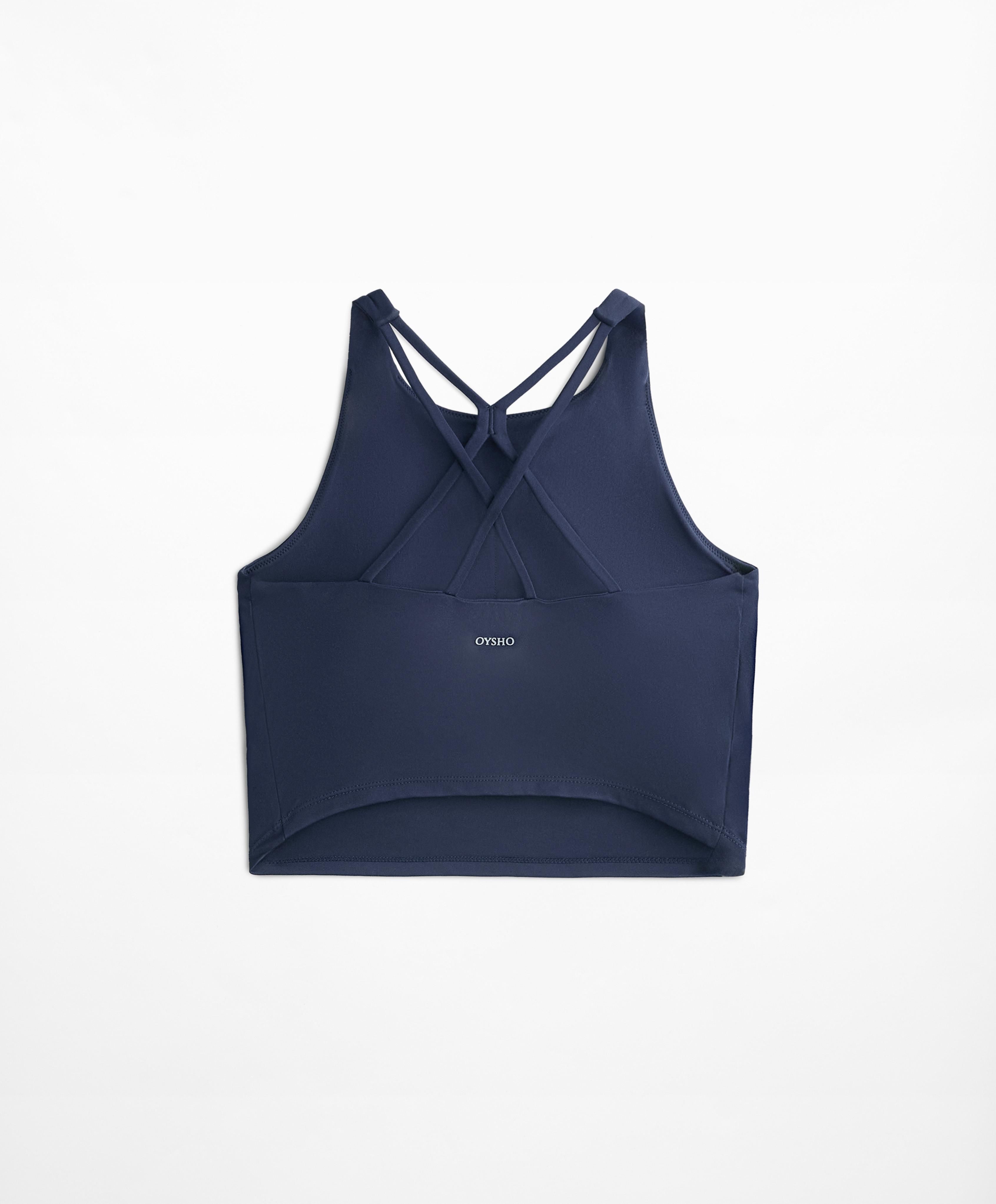 Comfortlux strap tank top with cups