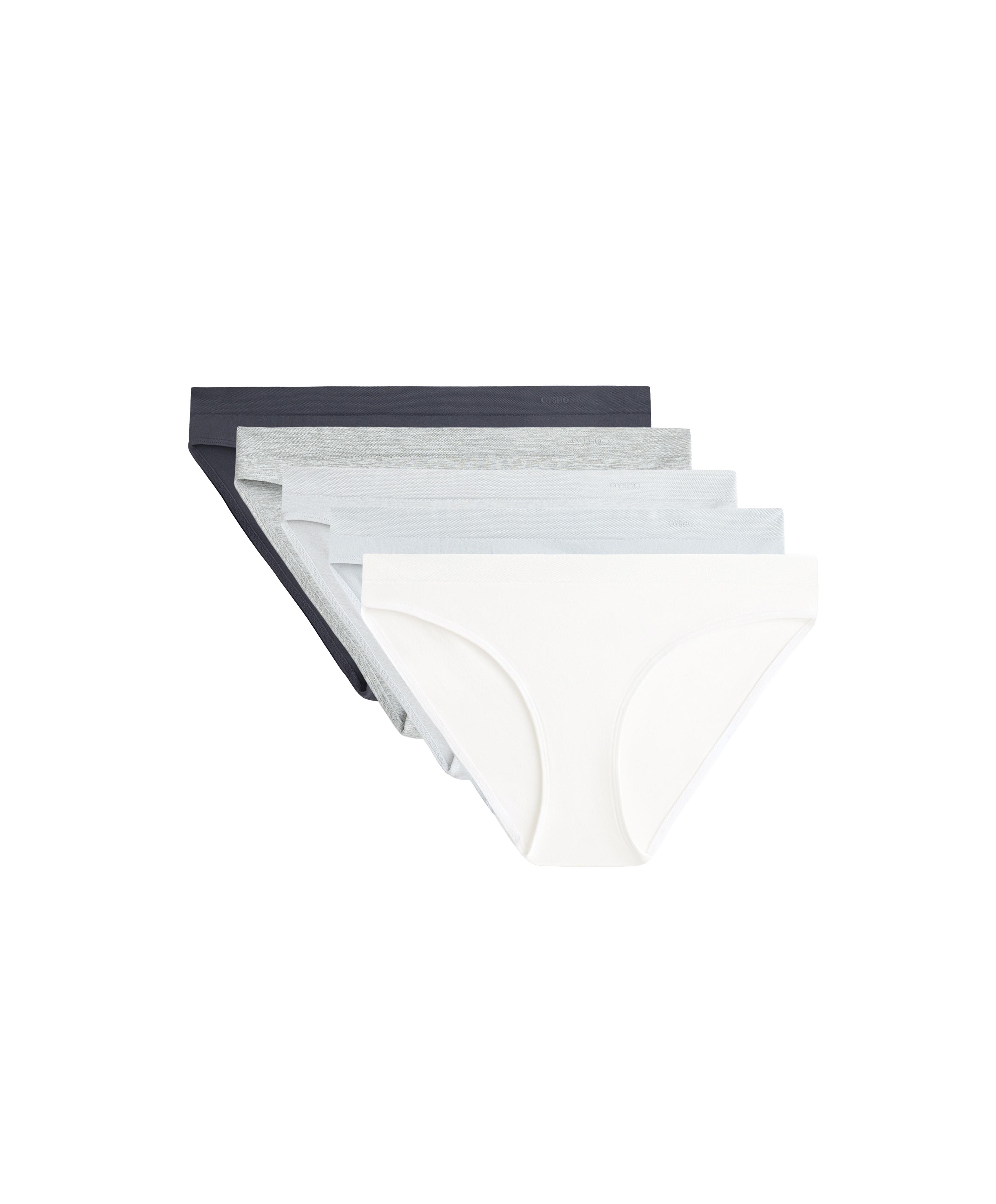 5 seamless polyamide blend classic briefs — NAVY BLUE