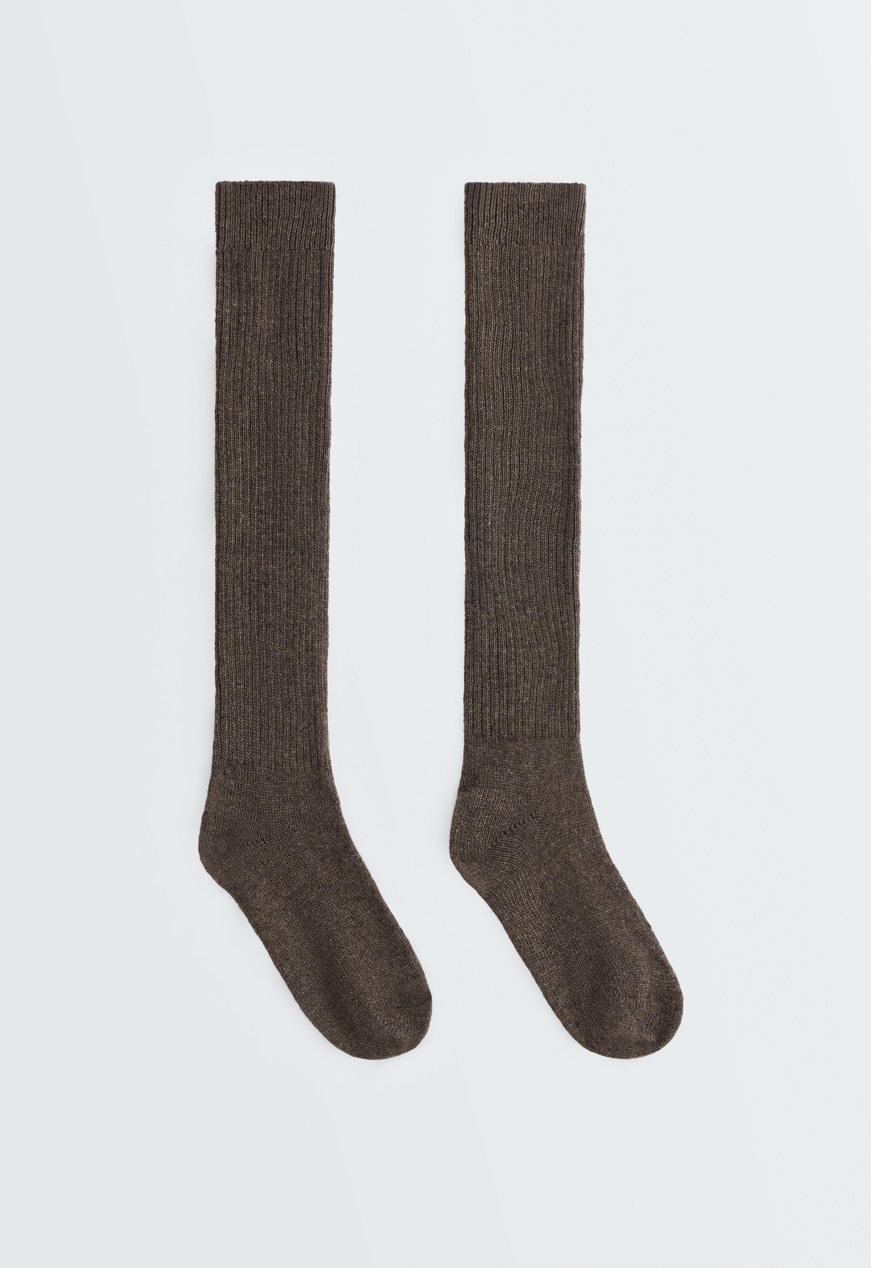 22% cashmere 10% wool long socks 22% cashmere 10% wool long socks