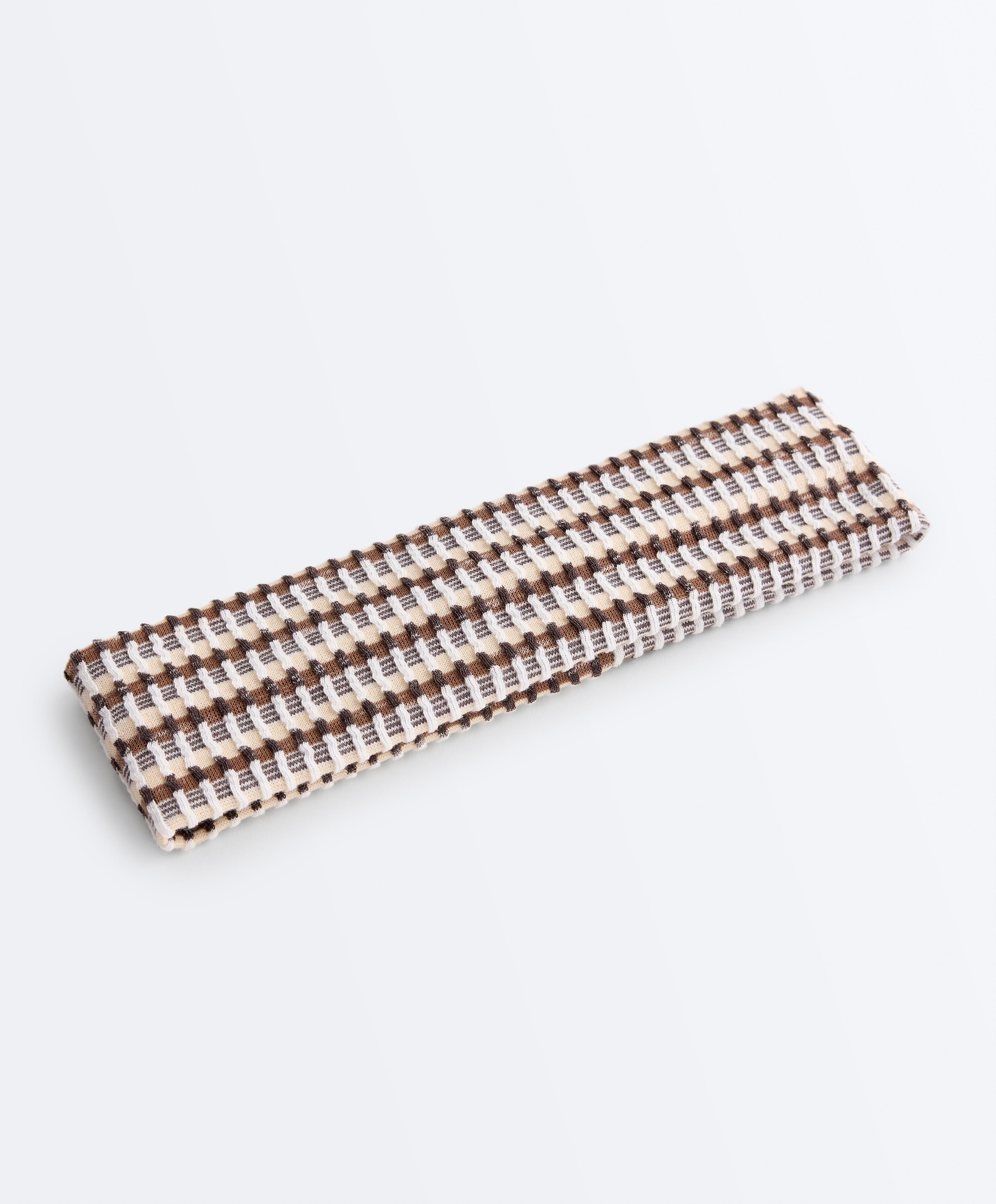 6cm structured sports headband — BEIGE