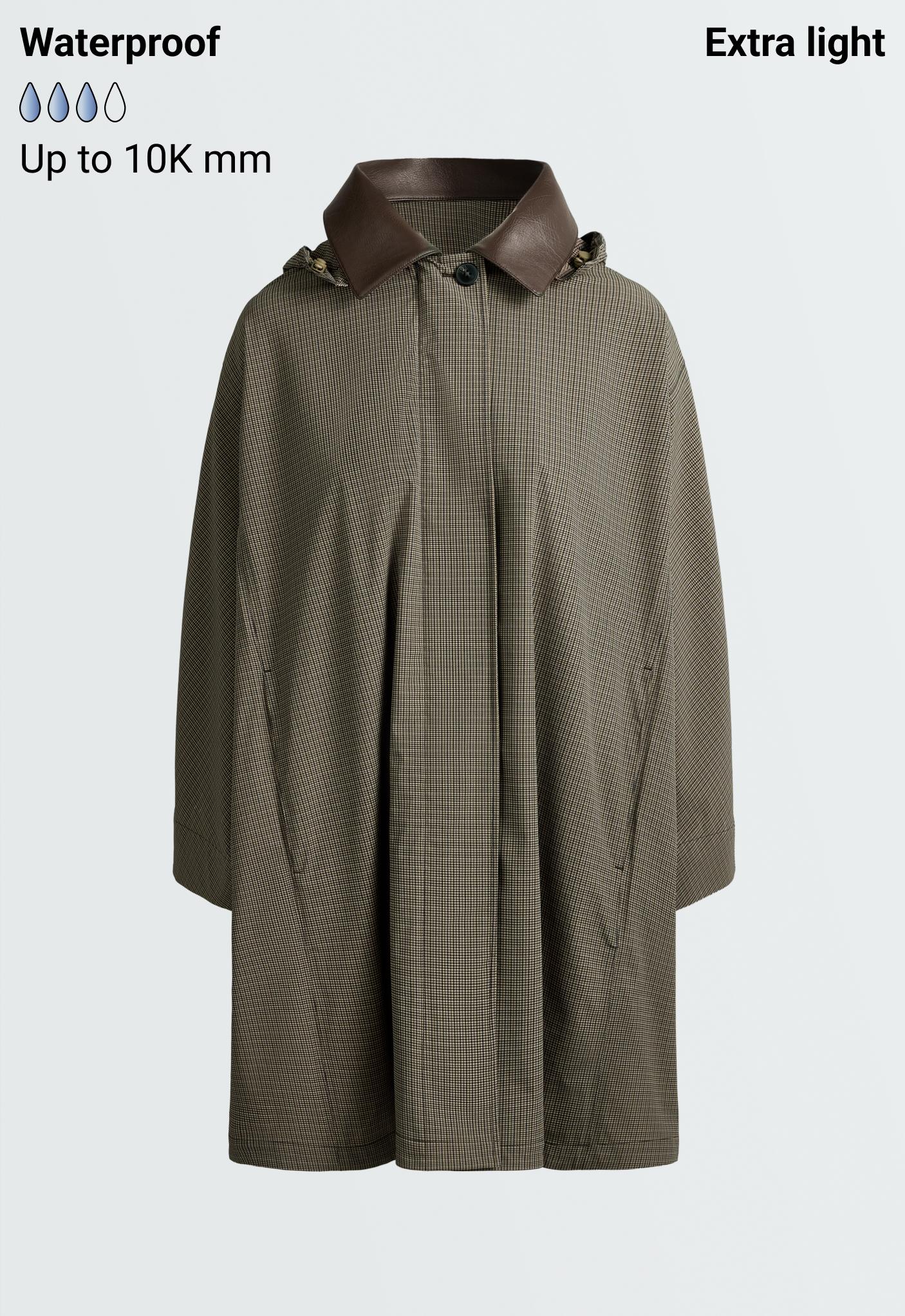 Check 10k waterproof extra lightweight short cape Check 10k waterproof extra lightweight short cape