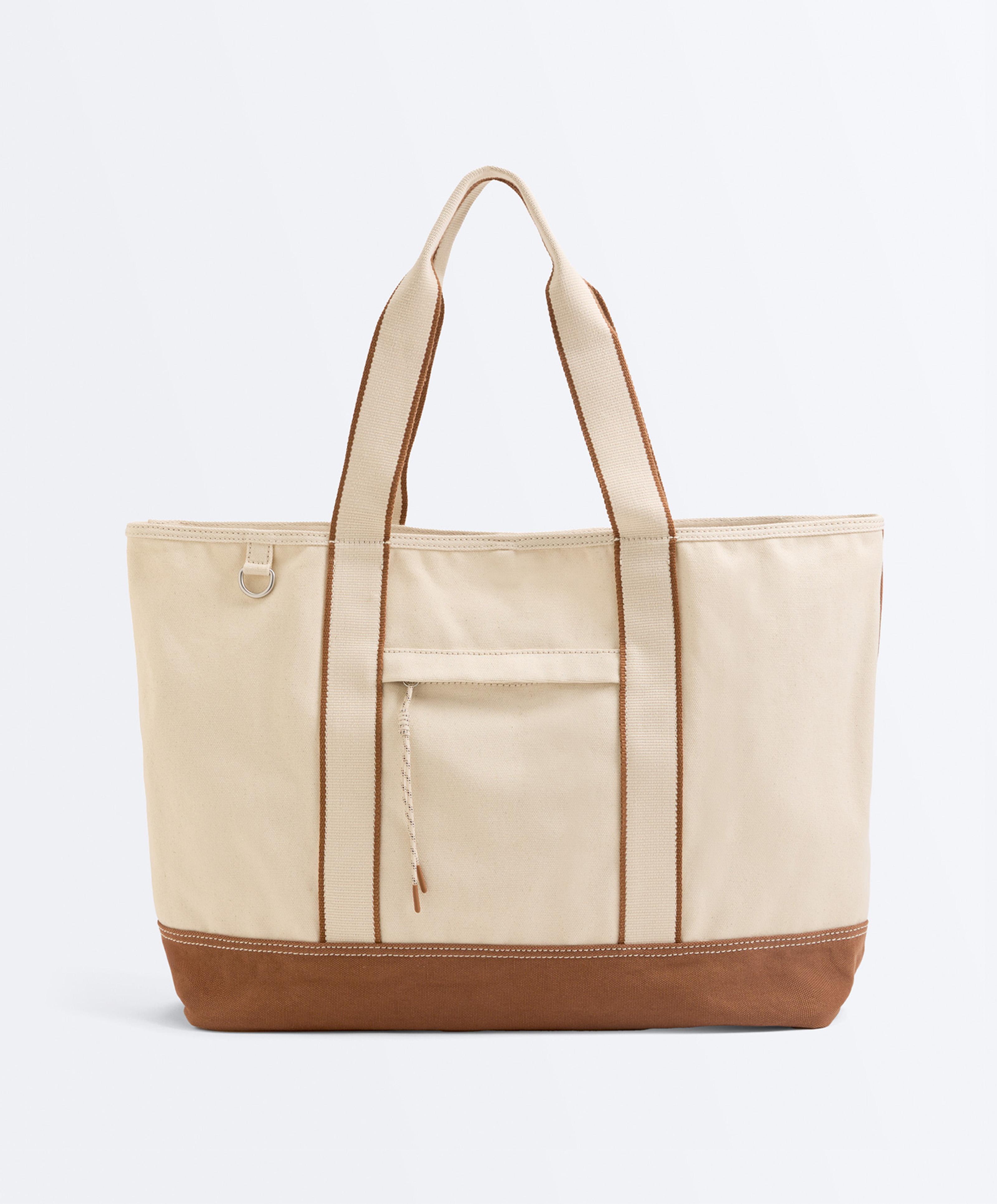 Canvas tote bag — ECRU